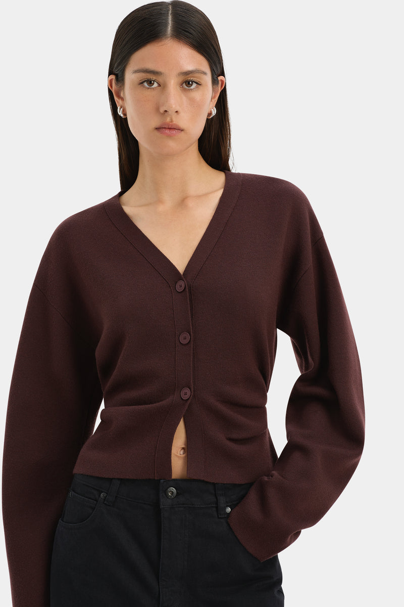 Ayana Gathered Cardigan