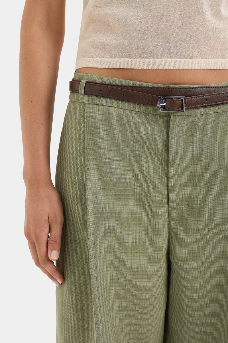 Classic Leather Wrap Belt