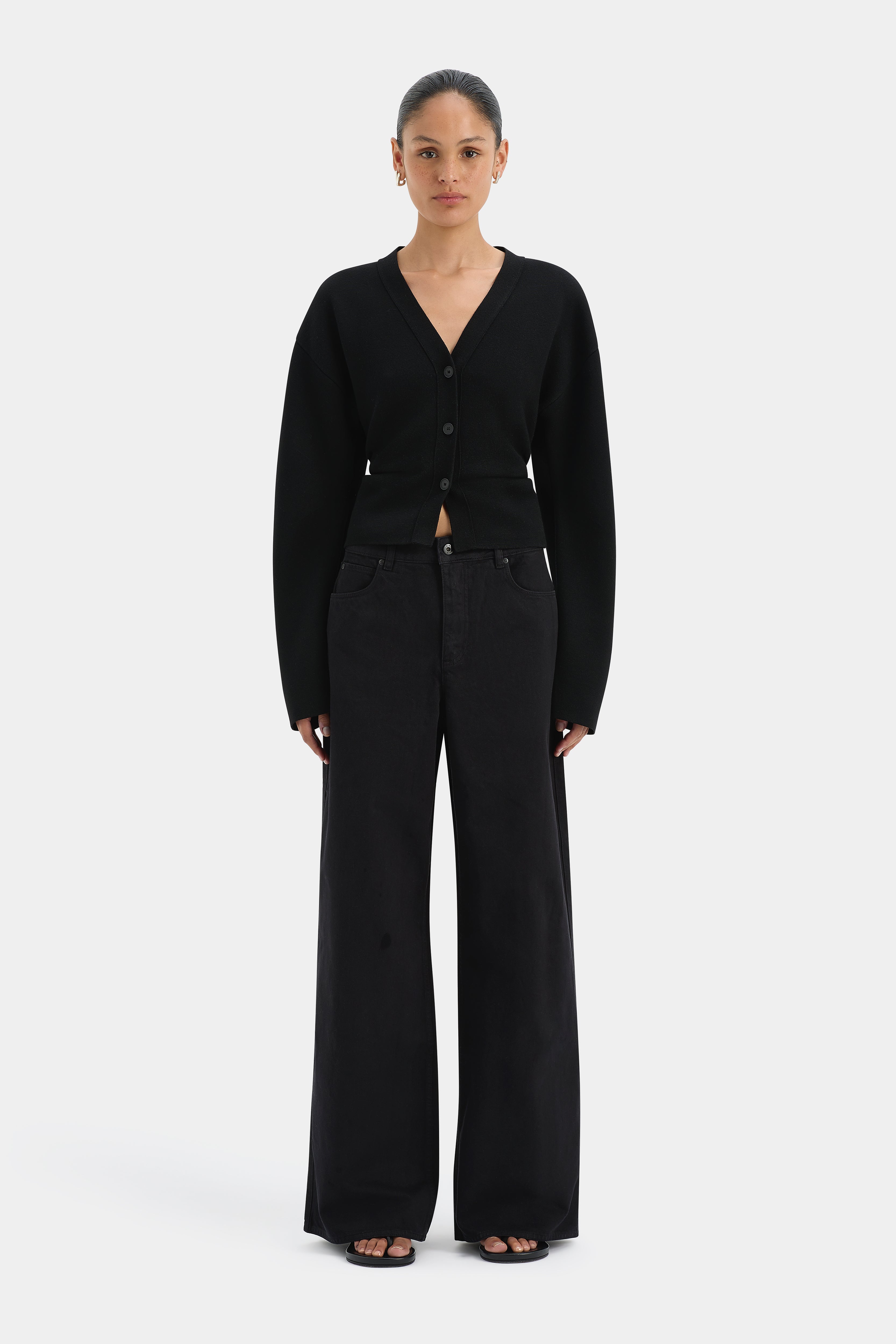 Ayana Gathered Cardigan