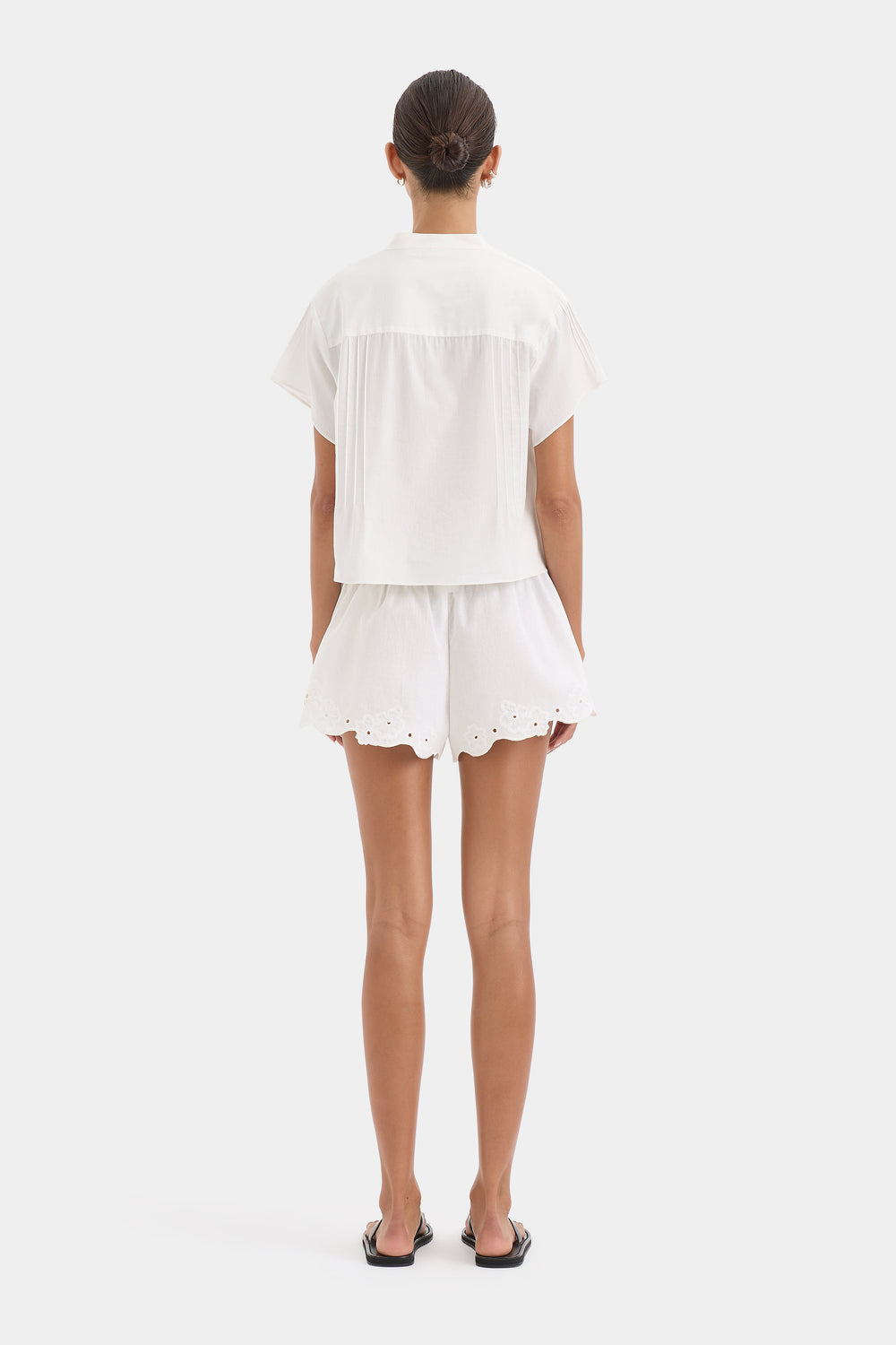 Beatrice Pintuck Top