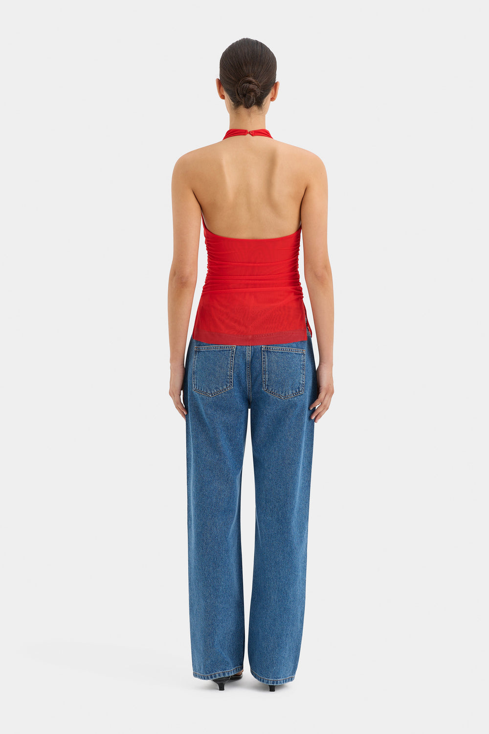 Jacques Mesh Halter Top