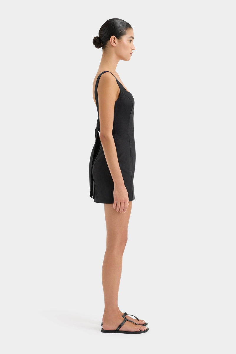 Iris Tie Mini Dress
