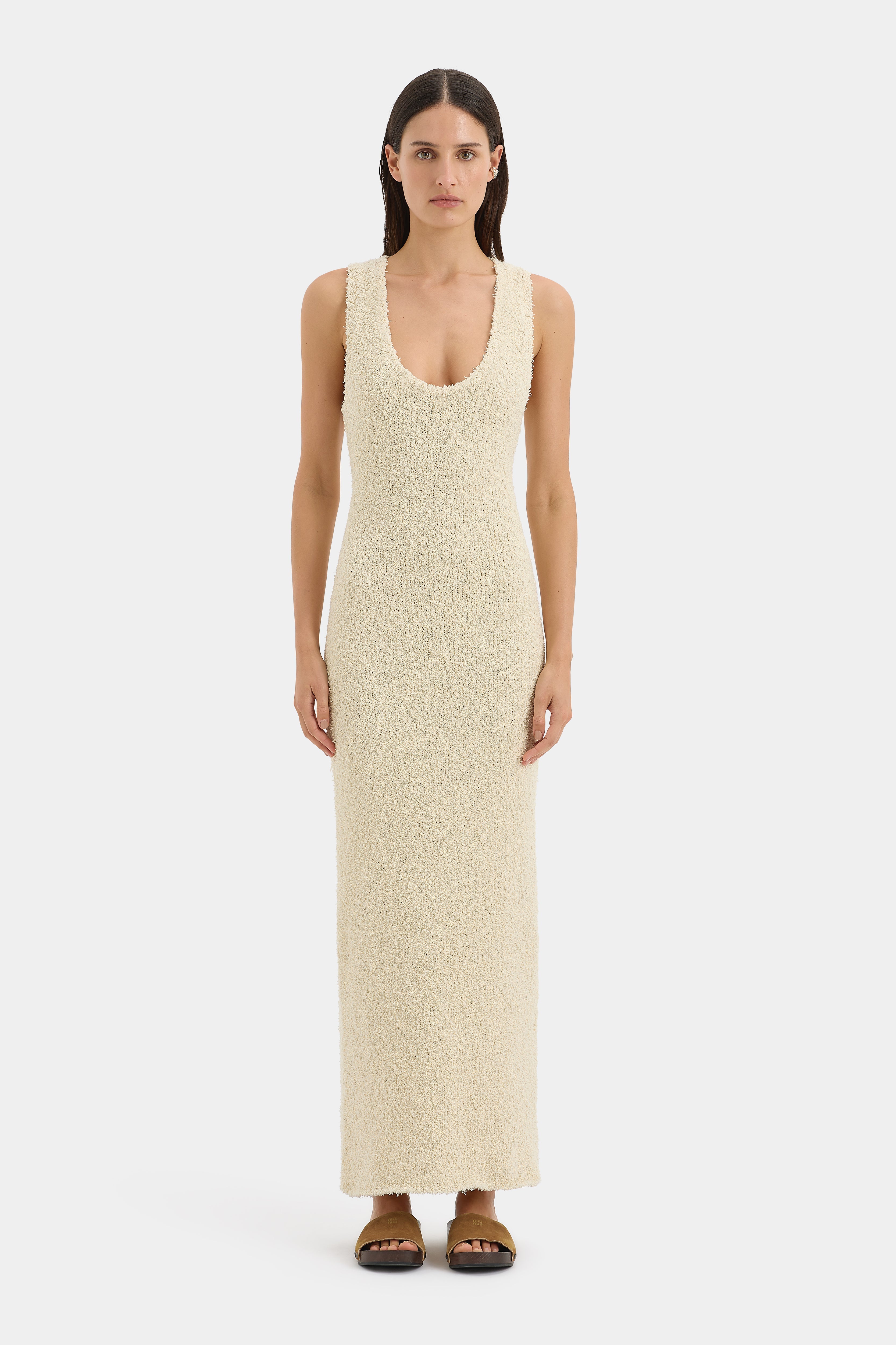 Tropicana Scoop Neck Maxi Dress