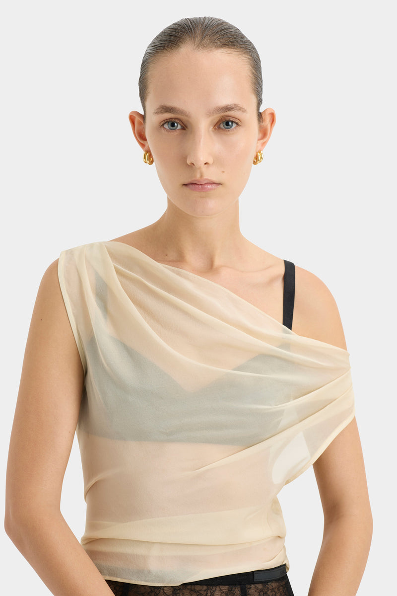 Strobe Cowl Top