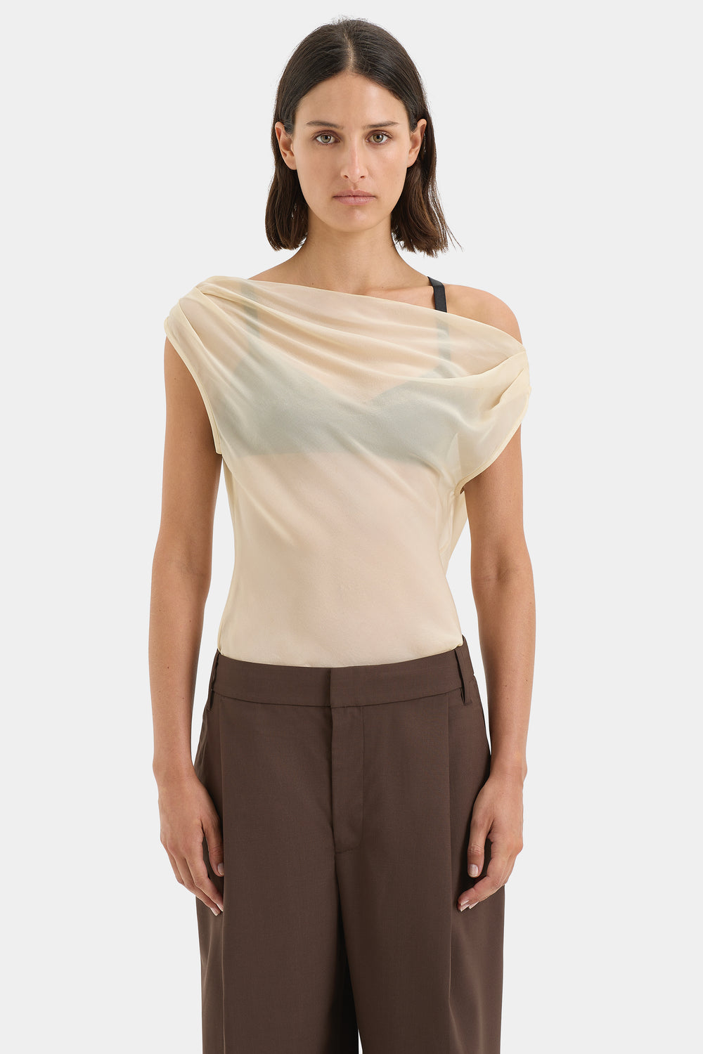 Strobe Cowl Top