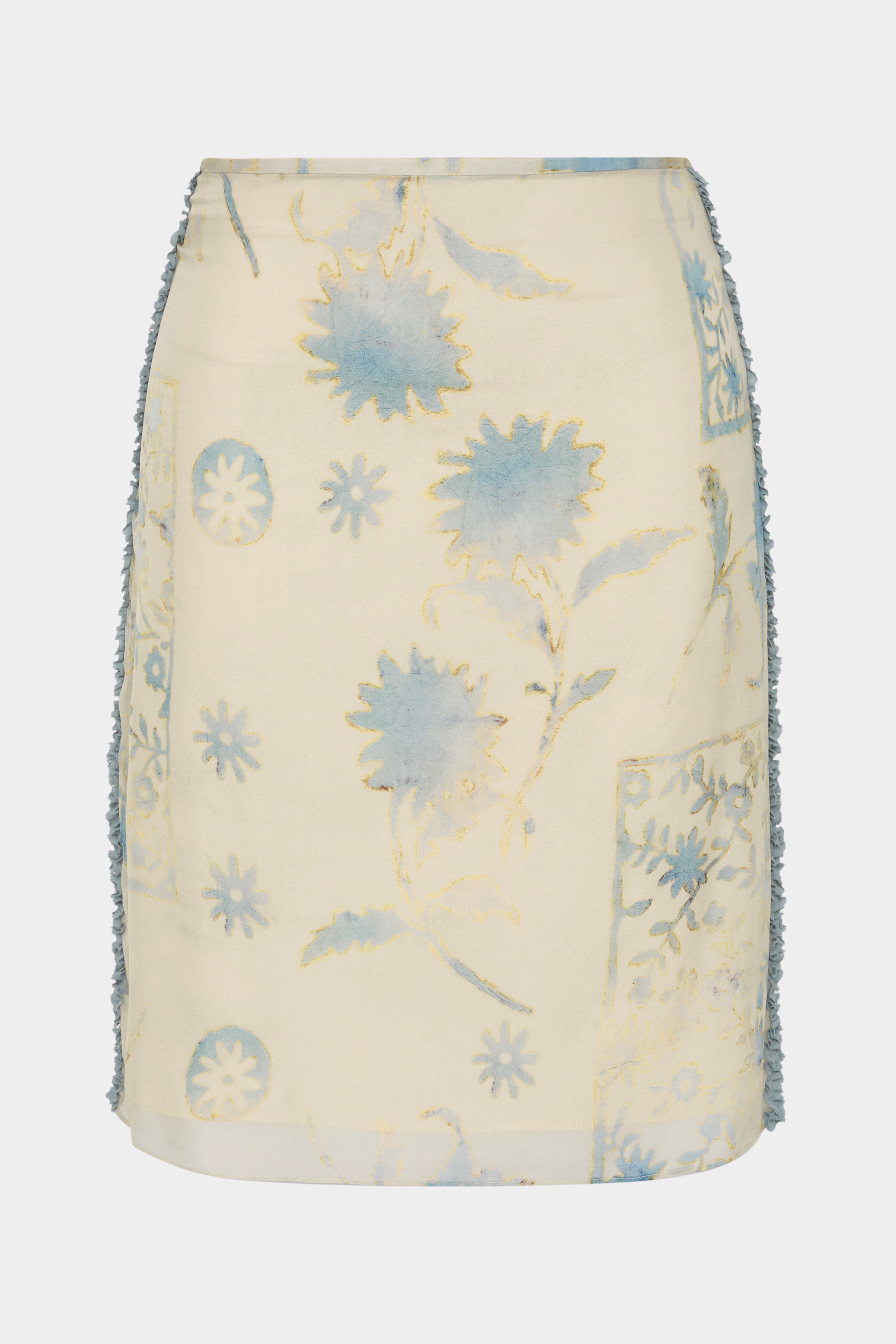 Cecile Ruffle Midi Skirt