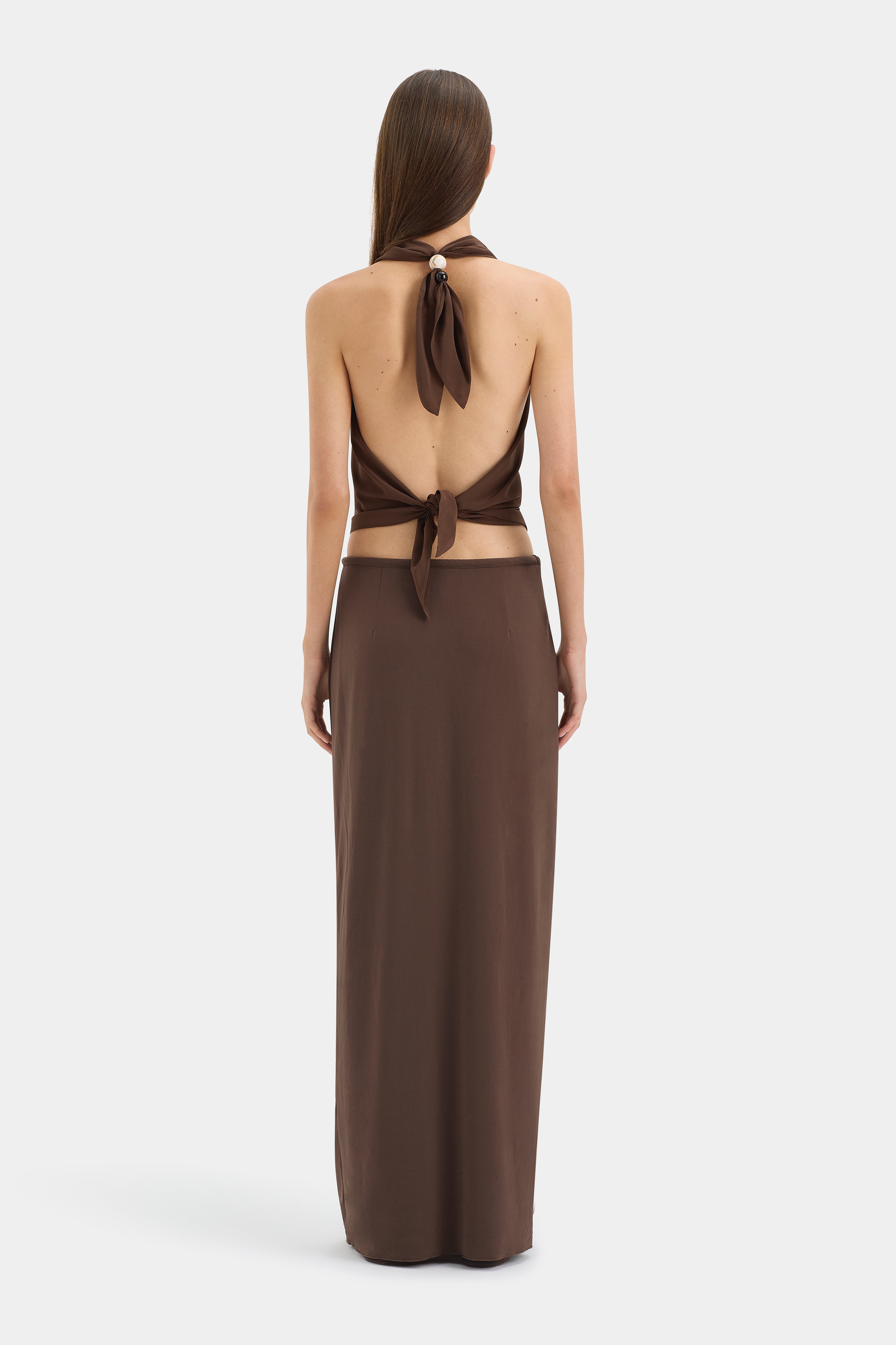 Rioja Halter Scarf Top