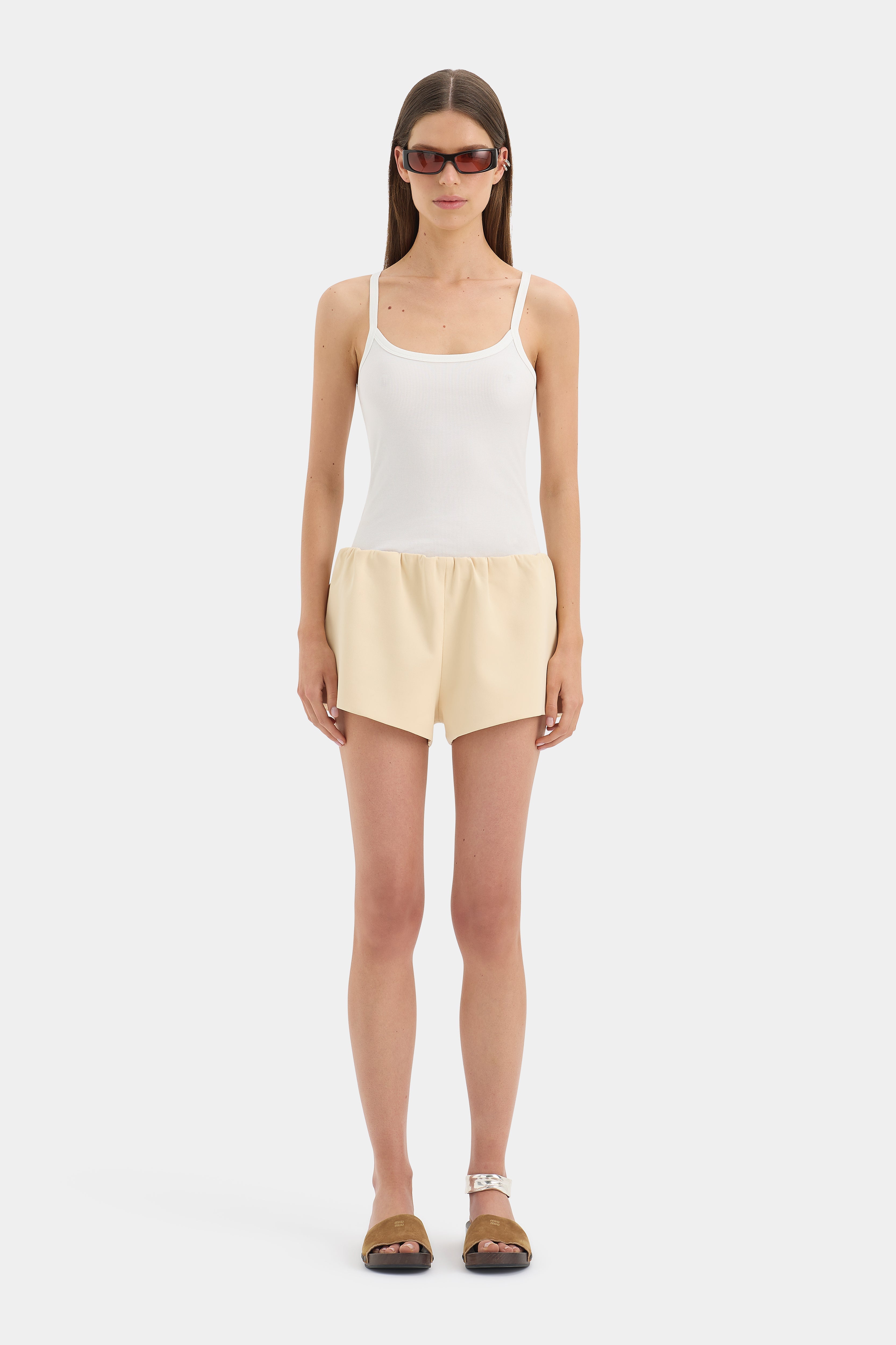 Sabina Gathered Mini Short