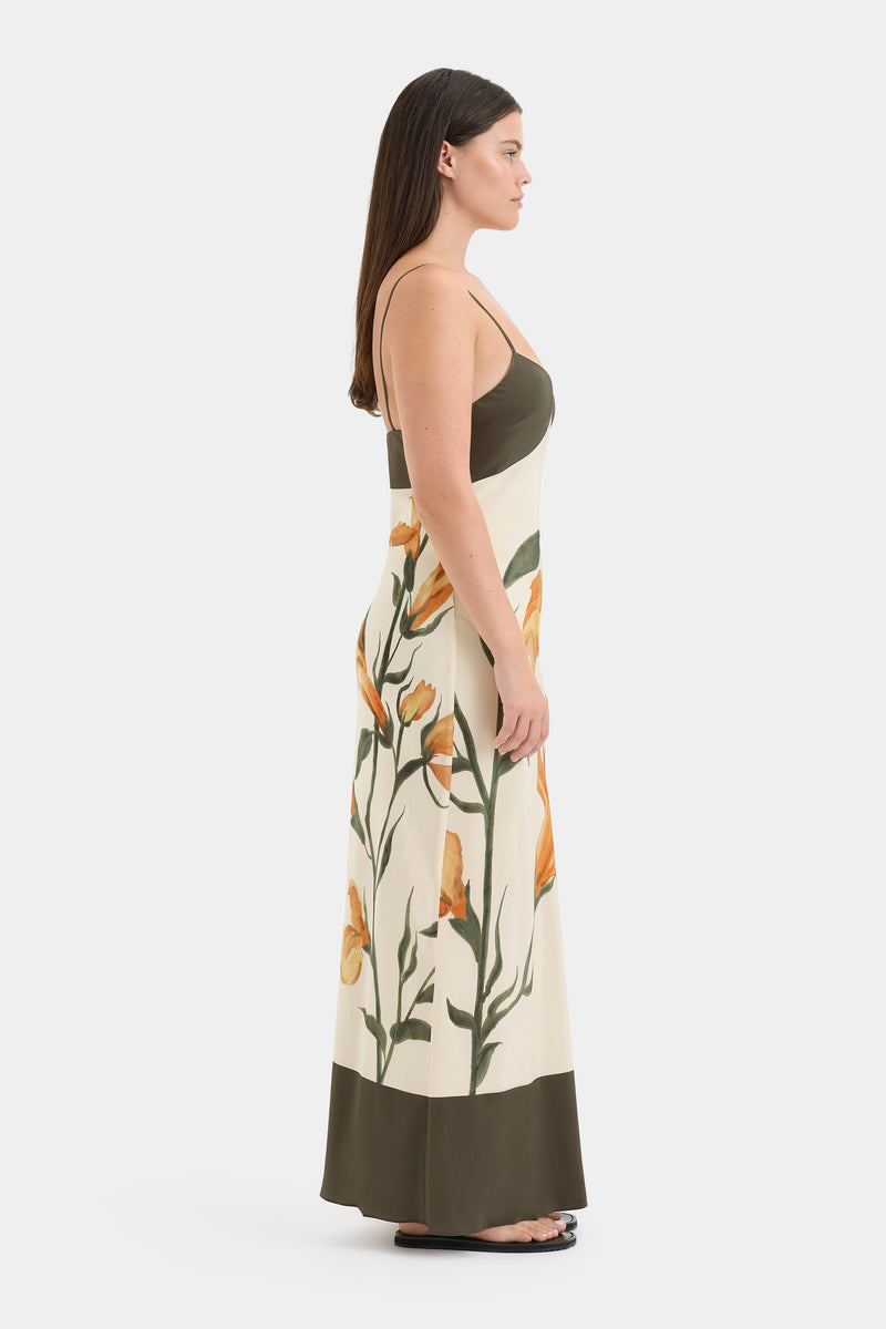 Constance V Neck Slip Dress