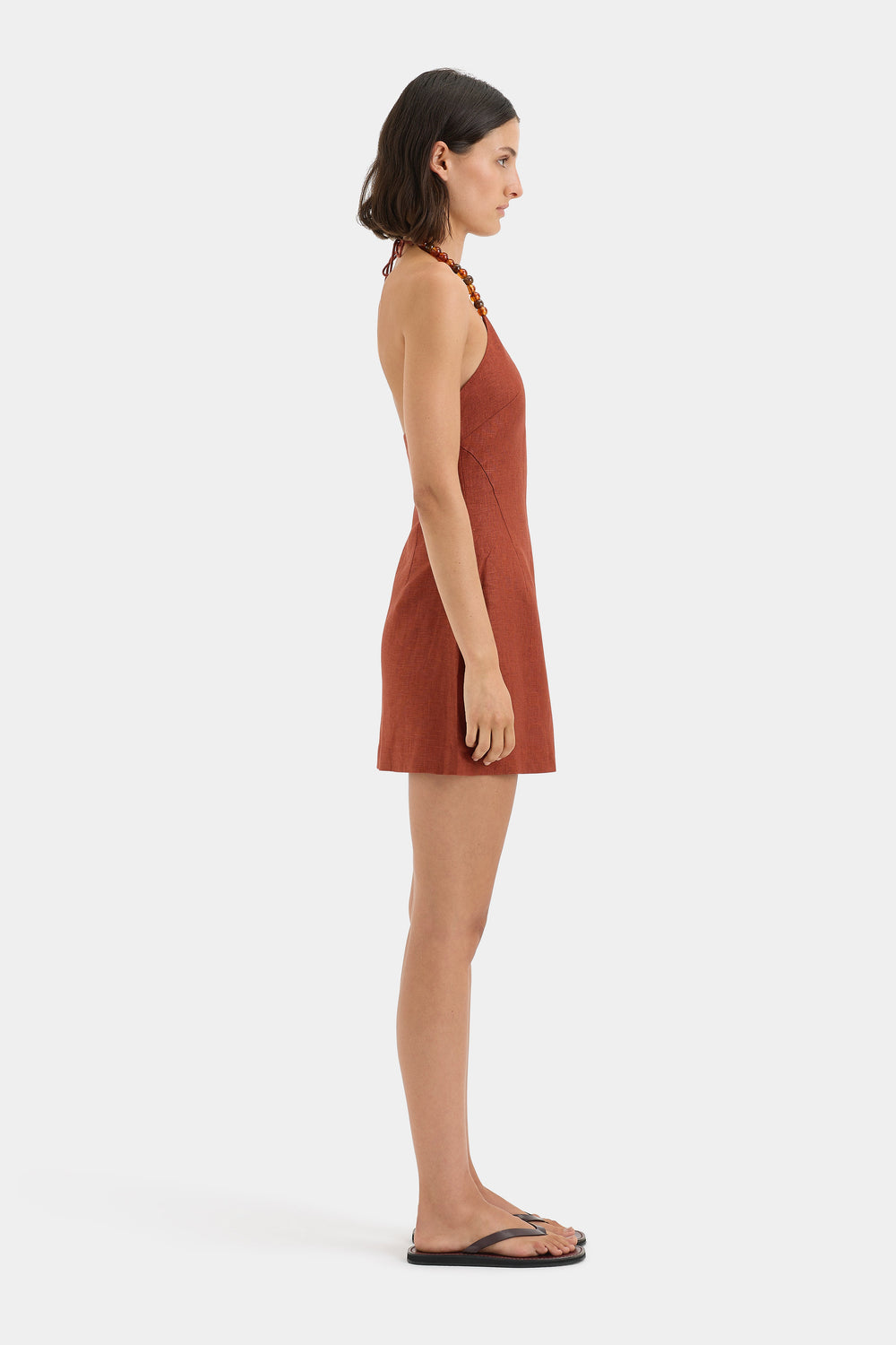 Moretti Halter Mini Dress