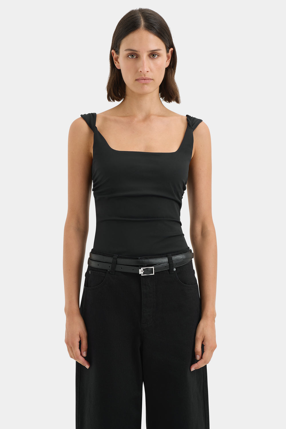 Classic Leather Wrap Belt