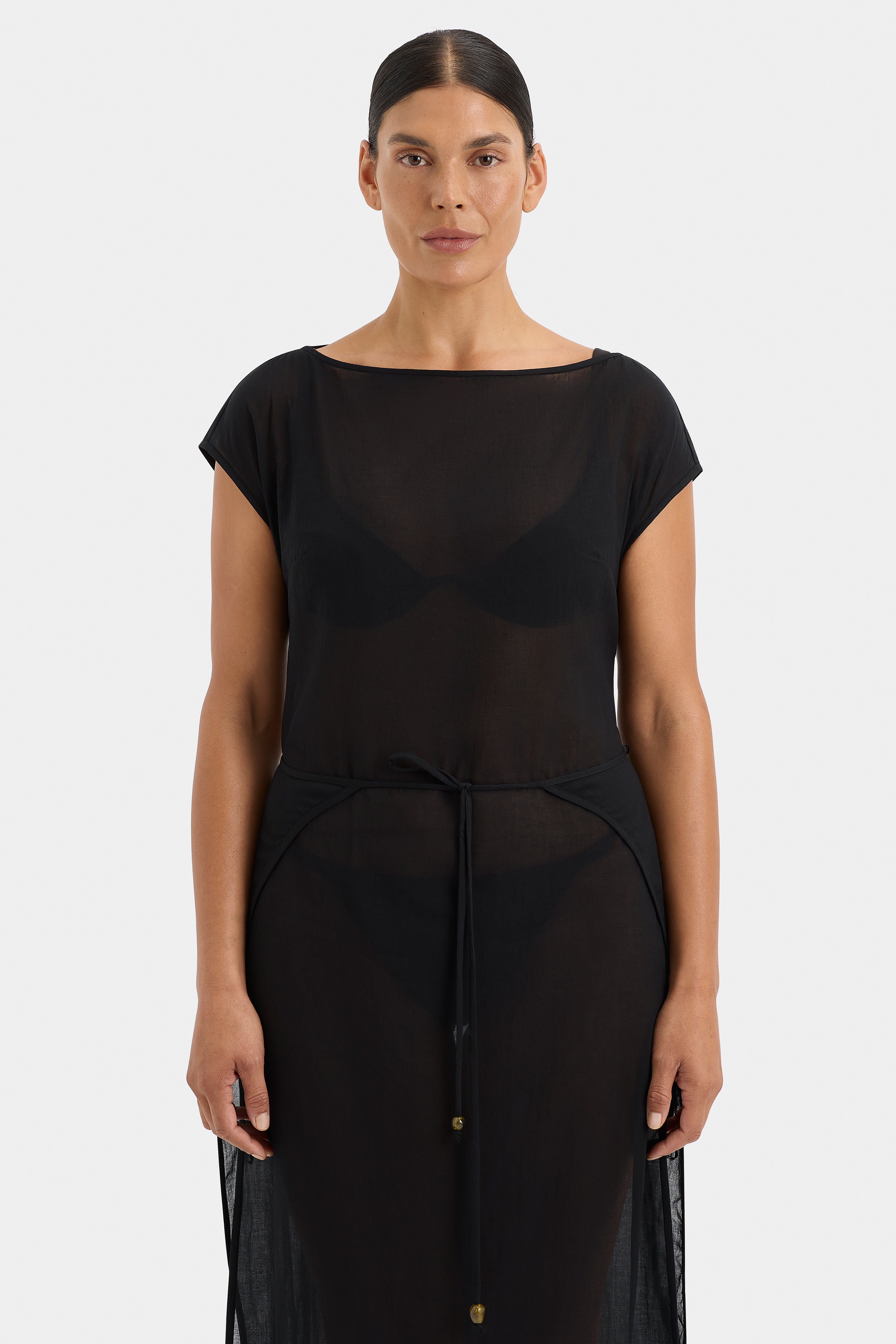 Blair Beaded Overlap Dress