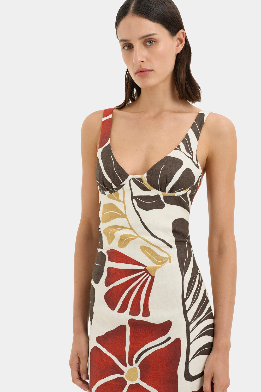 Julietta Balconette Midi Dress