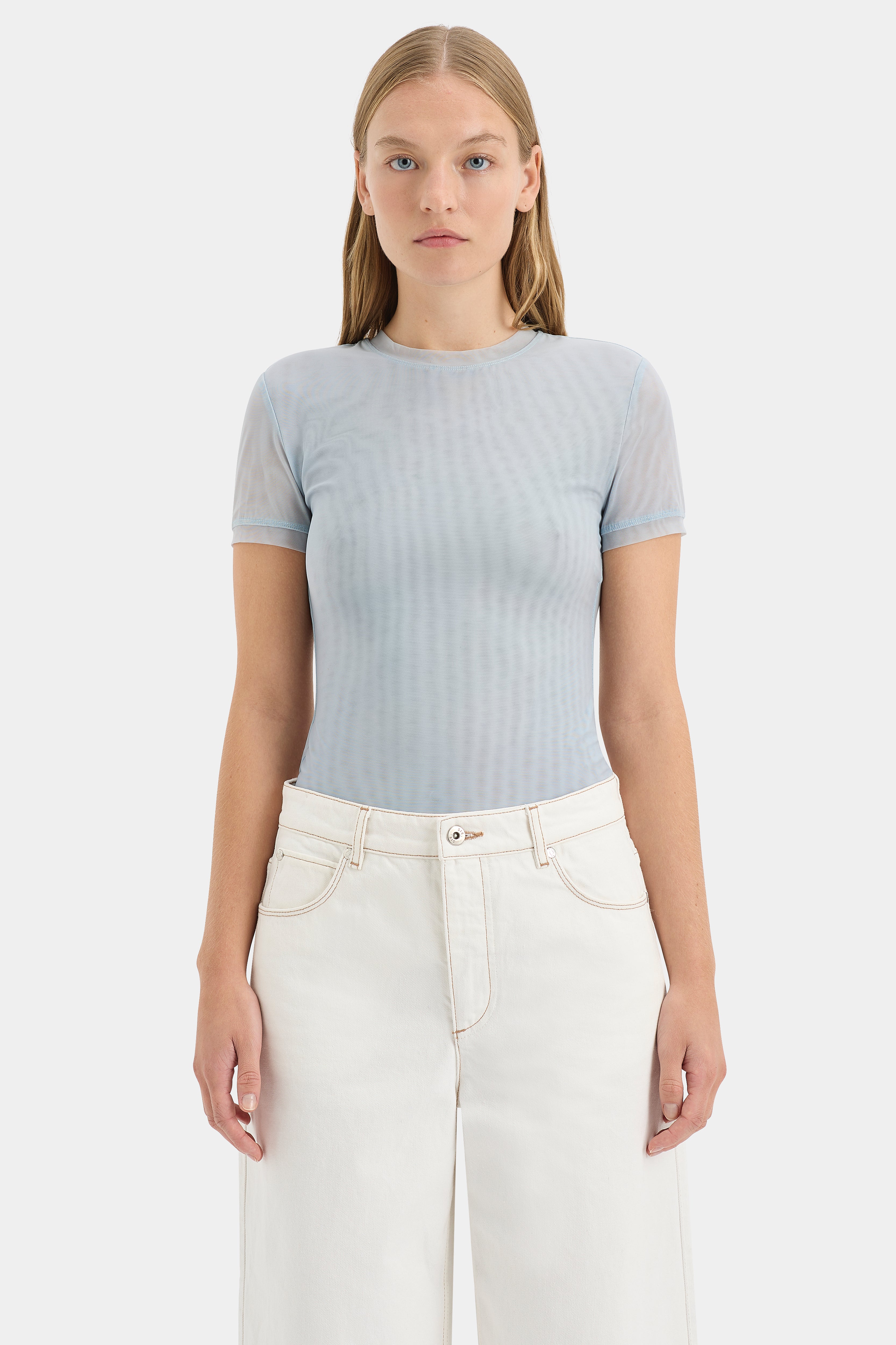 Jacques Mesh Fitted Tee