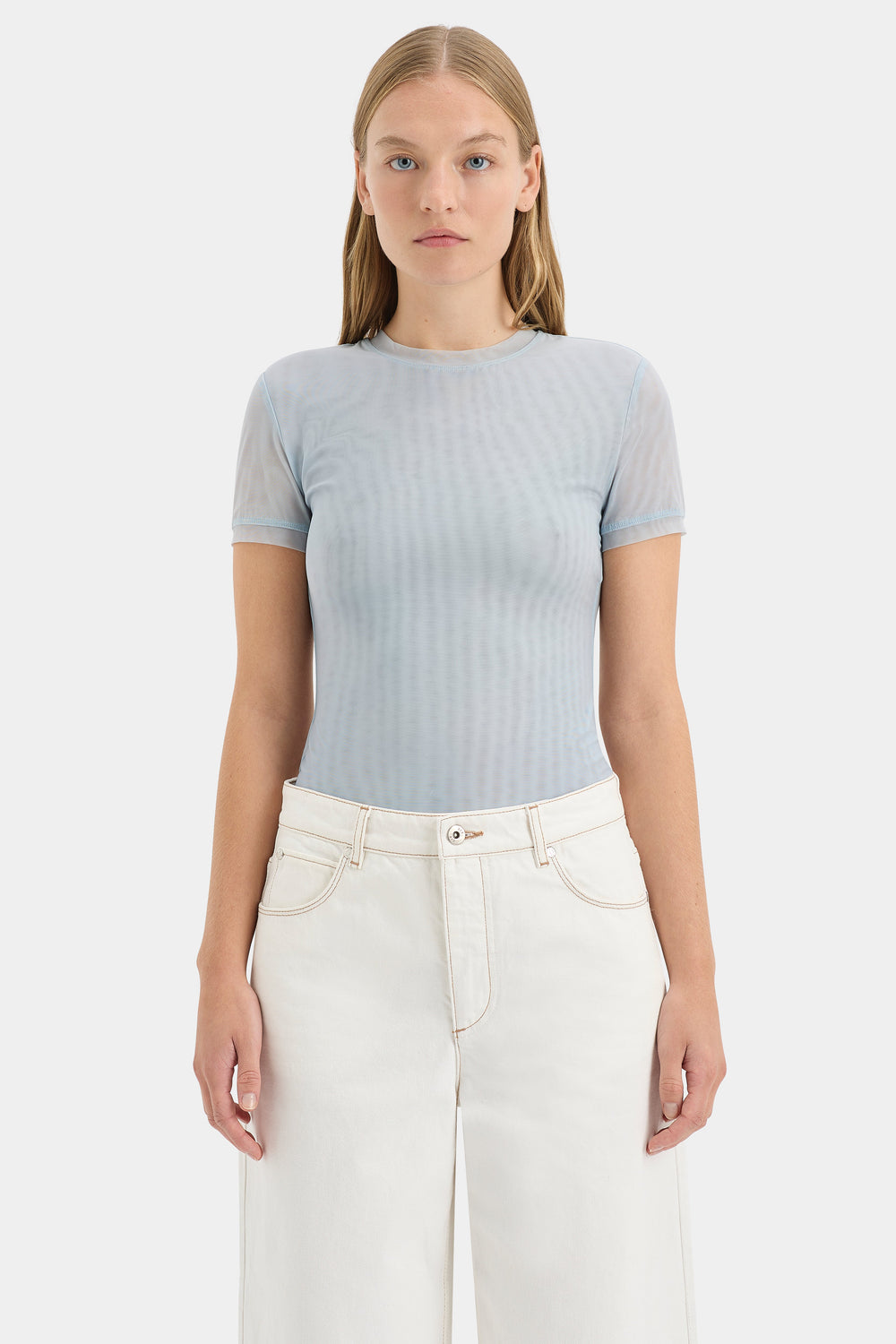 Jacques Mesh Fitted Tee