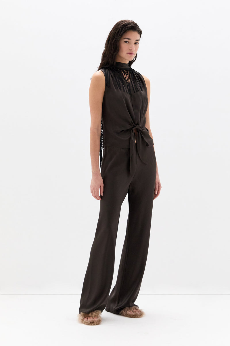 Lula Fringe Tie Top