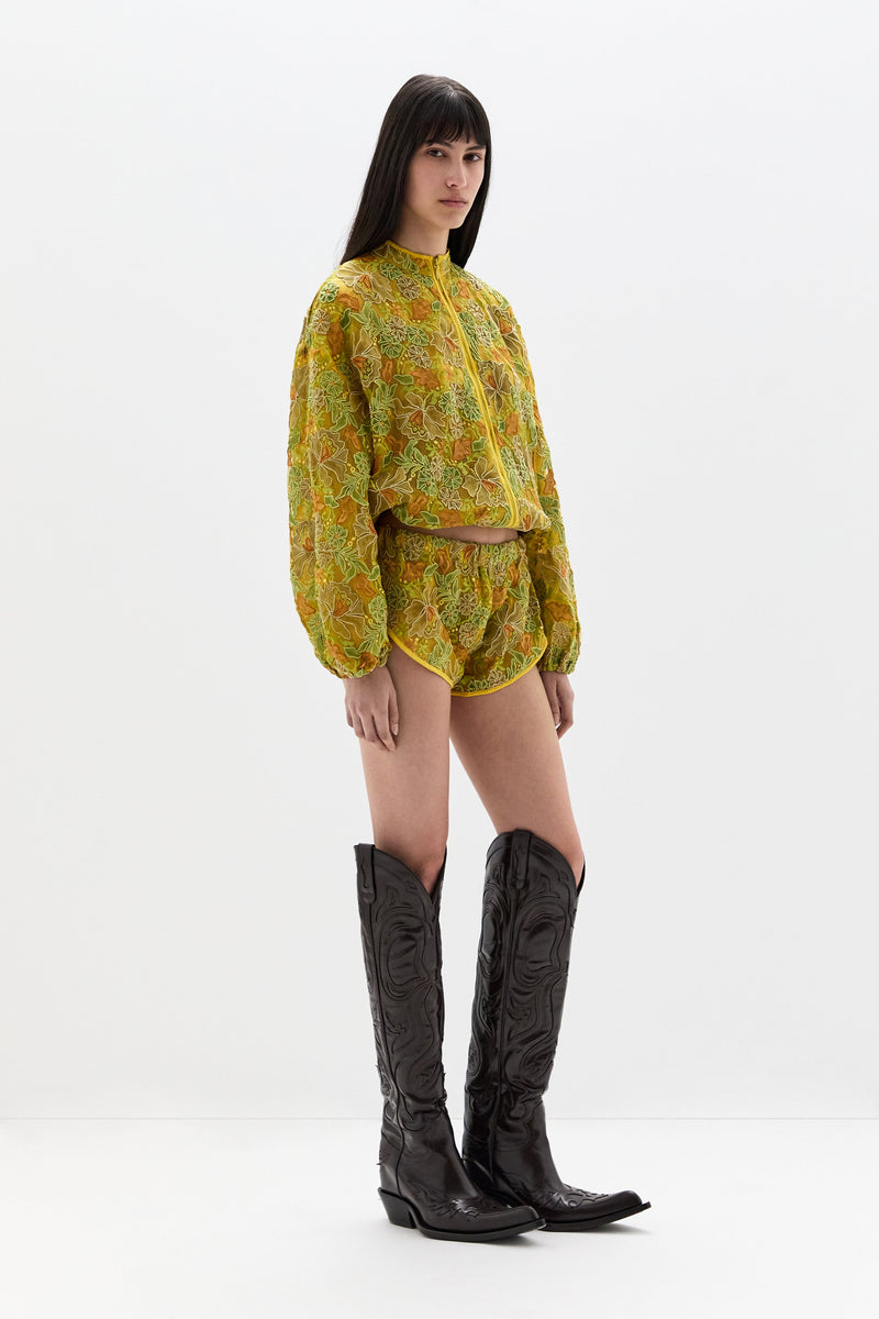 Lillie Lace Bomber Jacket
