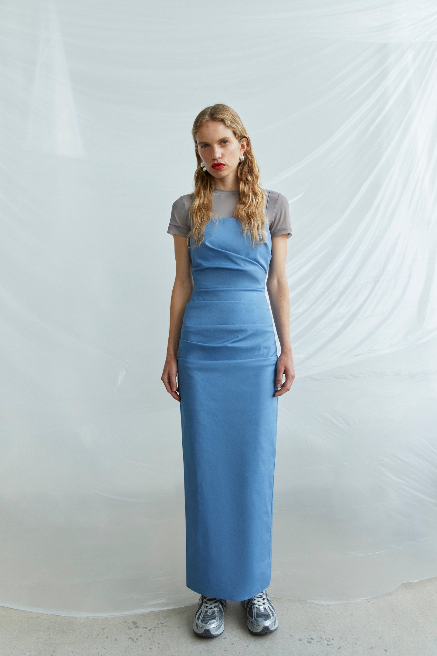 SIR the label Jones Gown WASHED BLUE