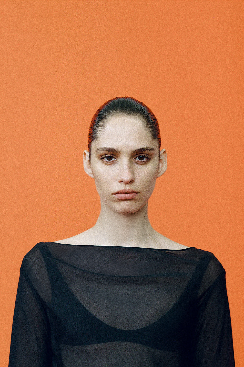 Strobe Long Sleeve Cowl Top