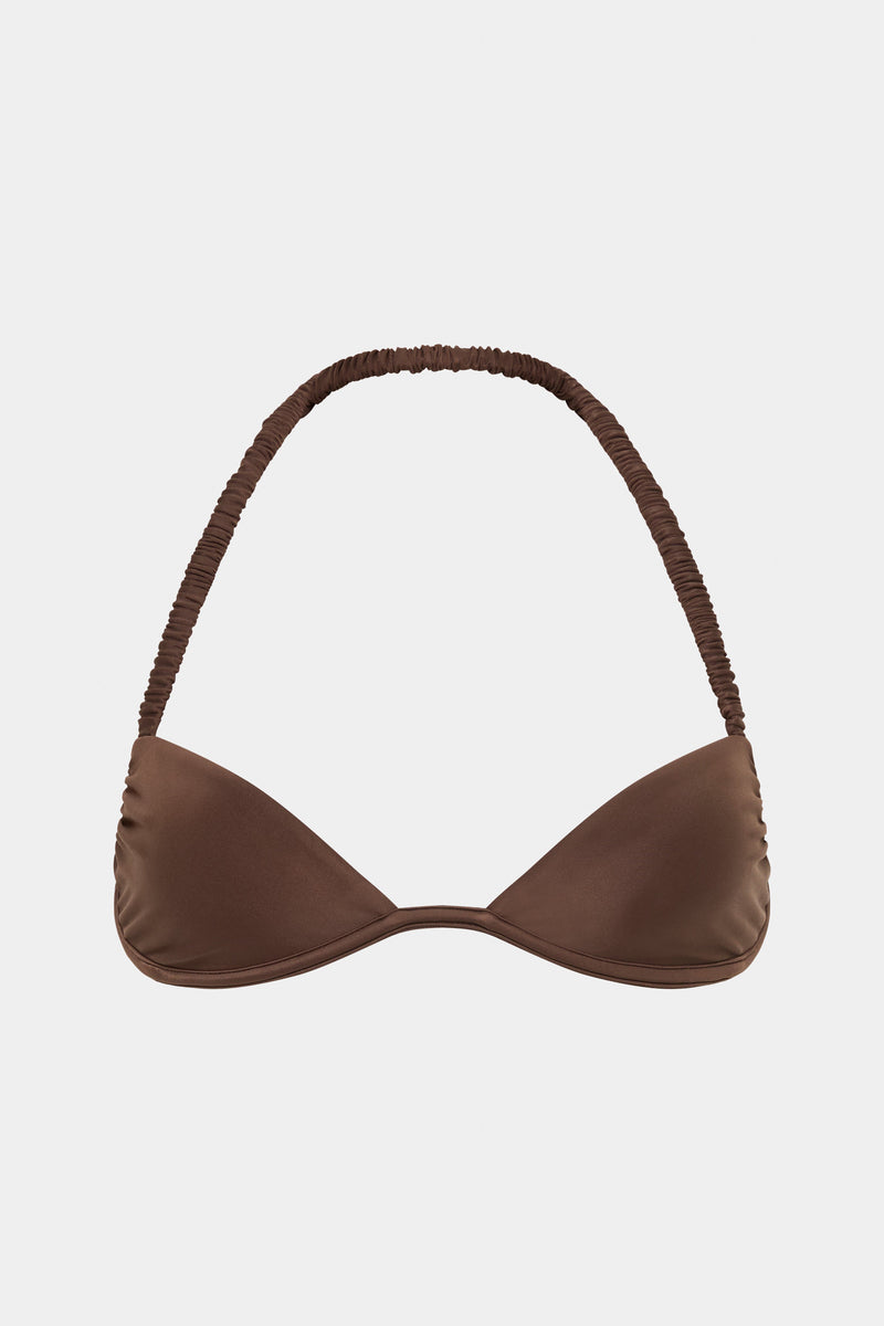 SIR the label Stevie Halter Balconette CHOCOLATE