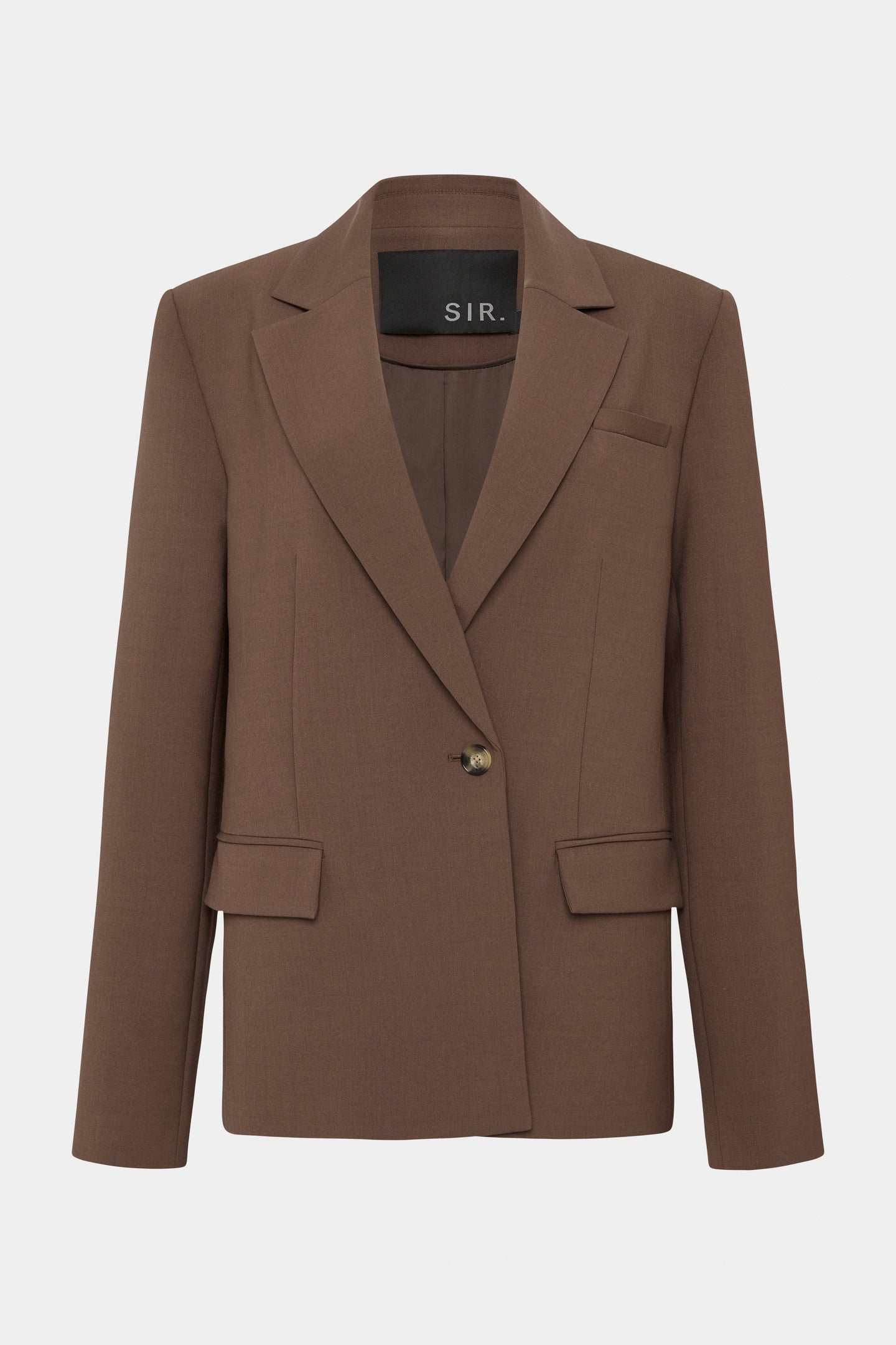 SIR the label Bromley Tailored Blazer CHOCOLATE