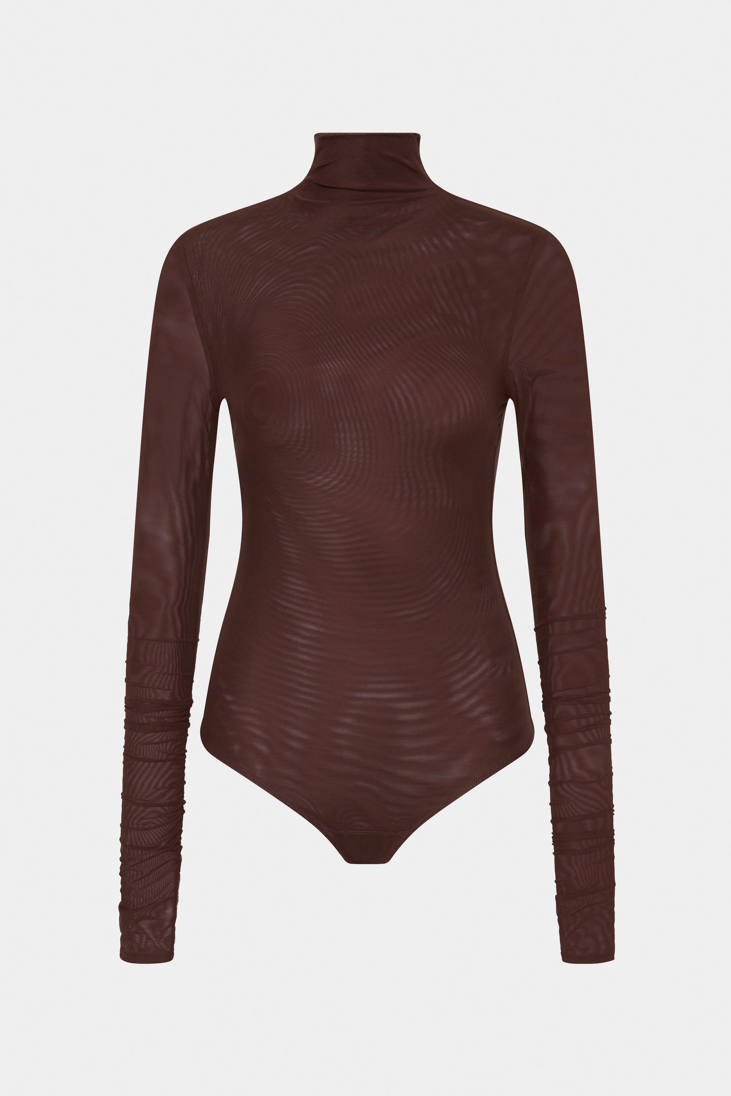 SIR the label Jacques Mesh Bodysuit CHOCOLATE
