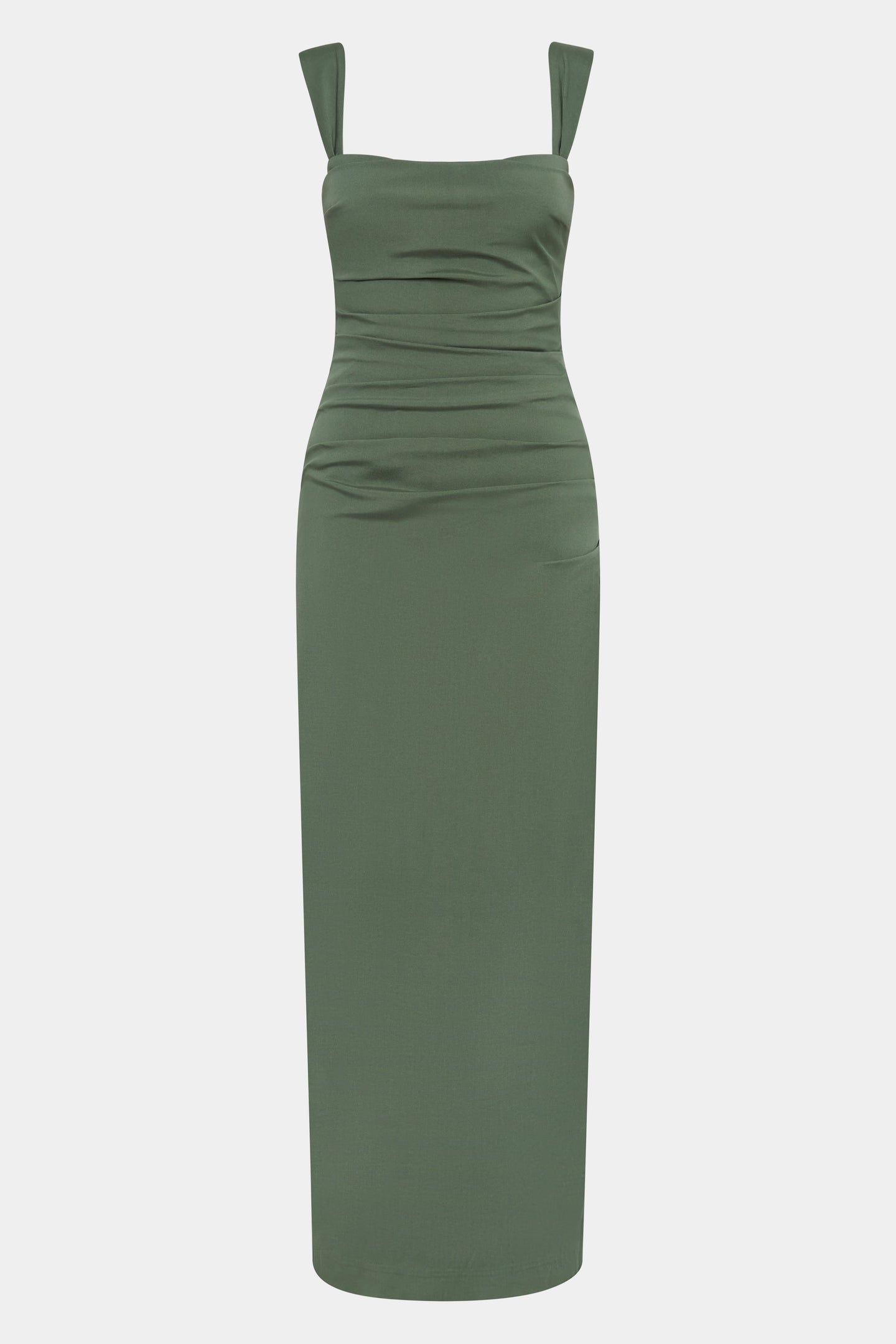 SIR the label Florent Balconette Gown Forest Green