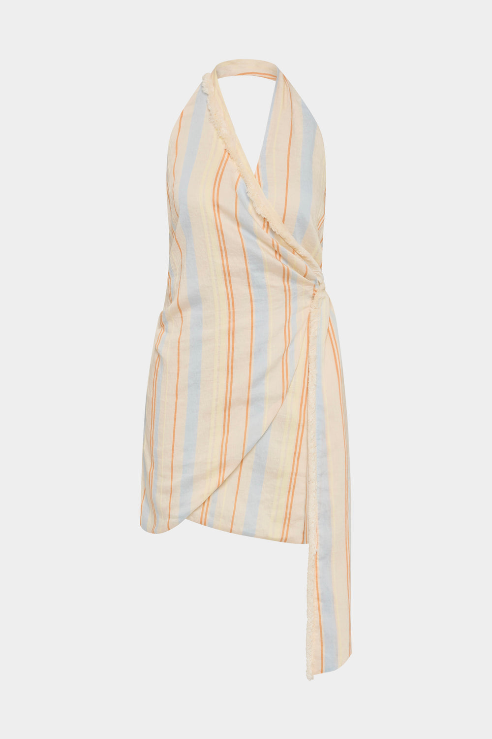 Pernille Wrap Halter Mini Dress