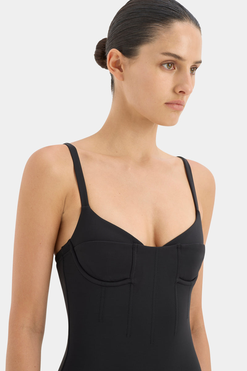 SIR the label Robbie Balconette One Piece BLACK