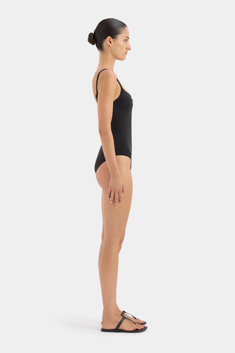 SIR the label Robbie Balconette One Piece BLACK