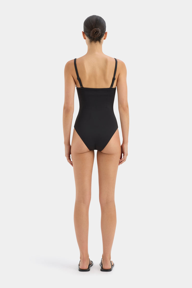 SIR the label Robbie Balconette One Piece BLACK