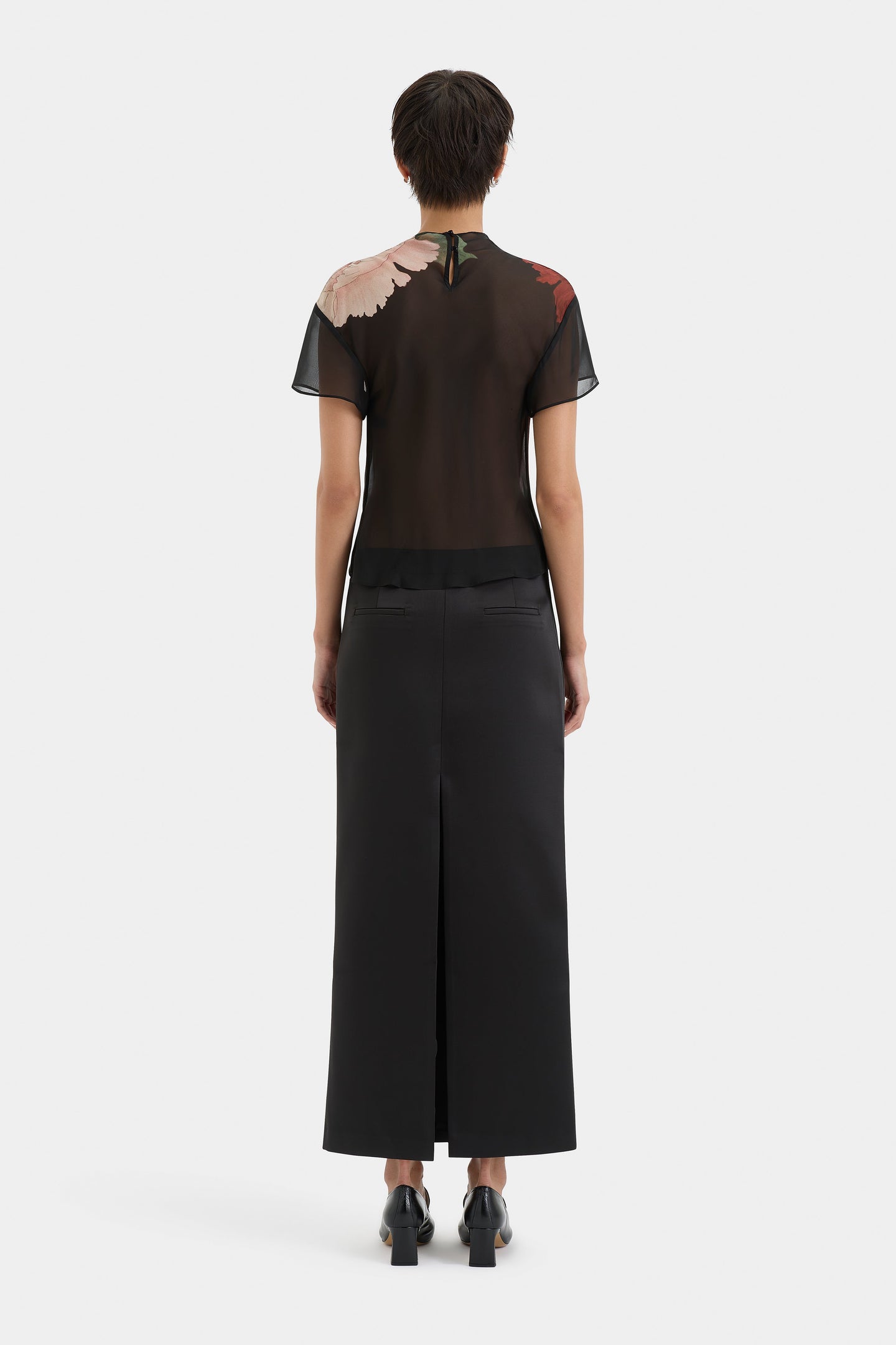 SIR the label Poppy Maxi Skirt Black