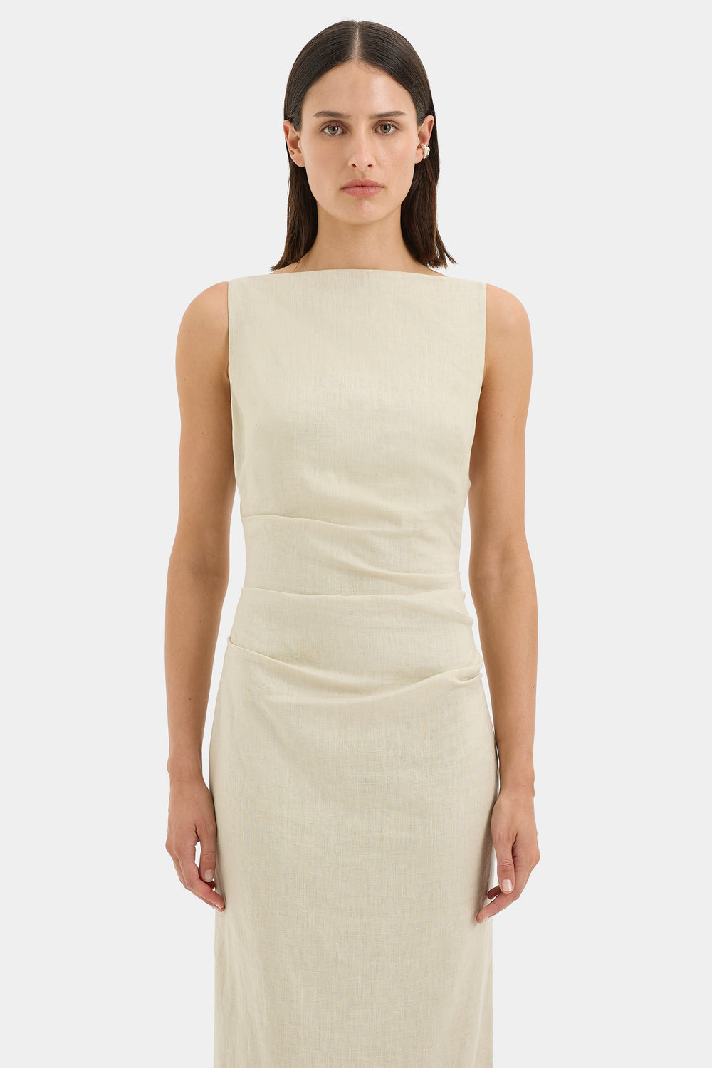 Raquel Midi Dress | Wheat | SIR. Raquel Midi Dress | Wheat | SIR.