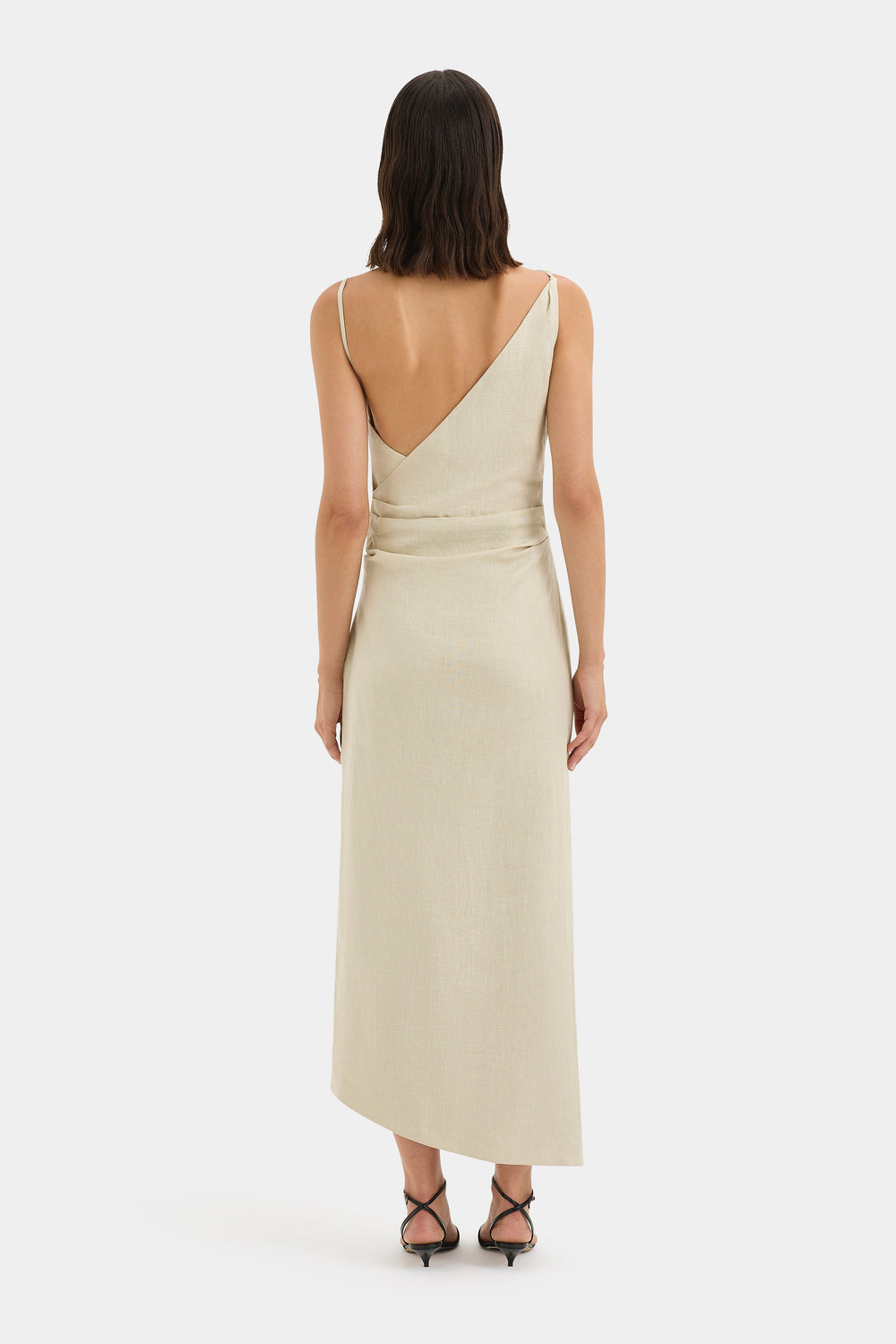 Raquel Midi Dress | Wheat