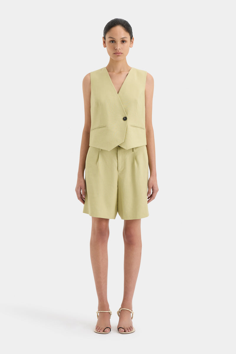 SIR the label Montecito Tailored Short KHAKI