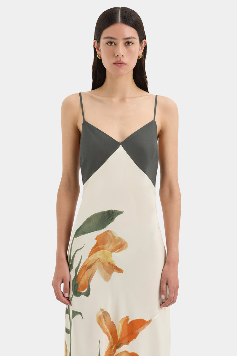 Constance V Neck Slip Dress