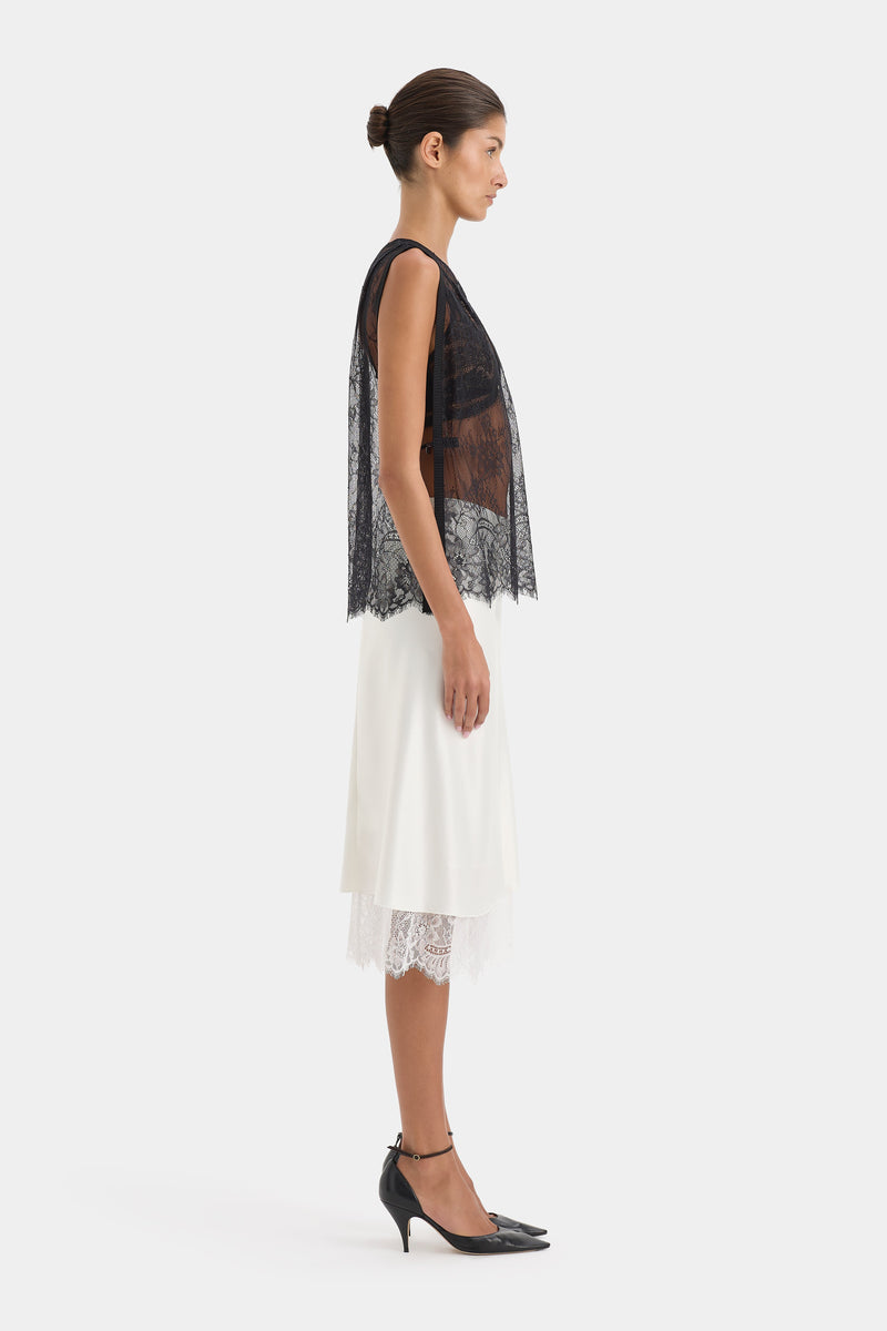Ingrid Lace Midi Skirt