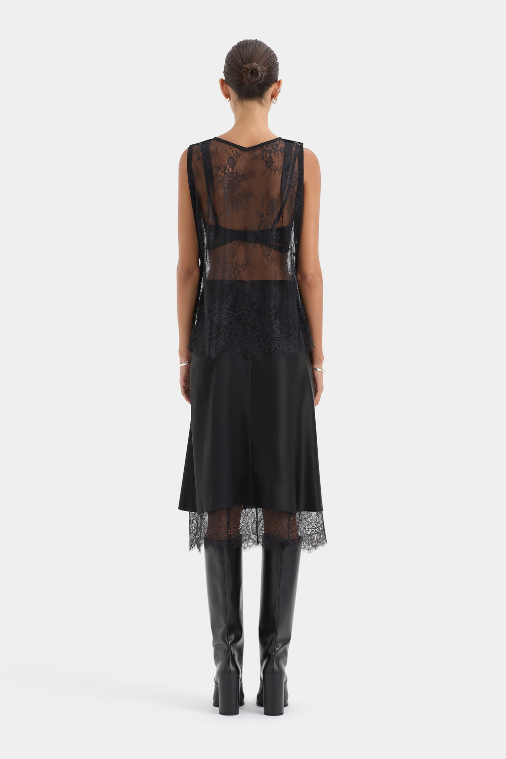 Ingrid Lace Midi Skirt
