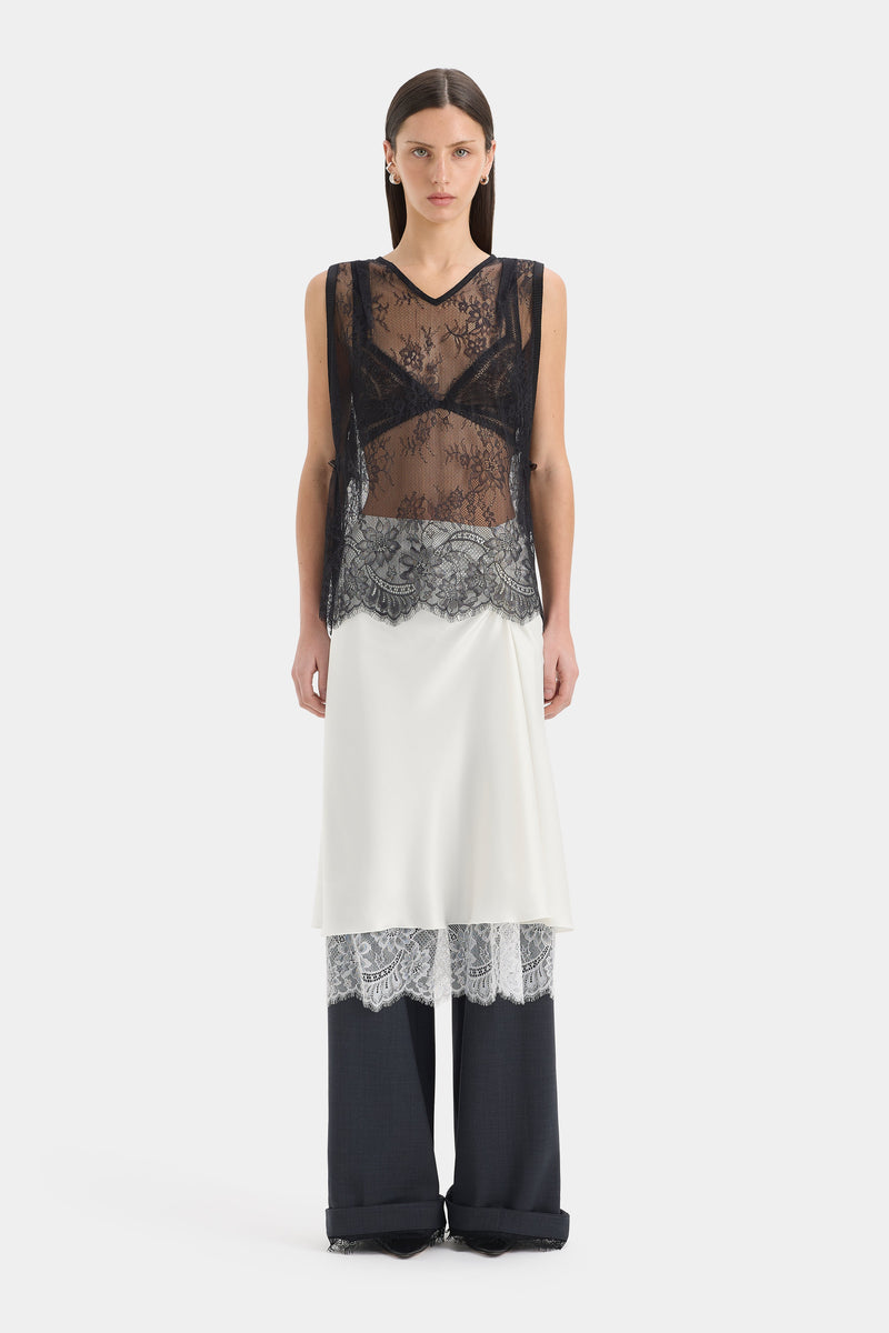 Ingrid Lace Midi Skirt