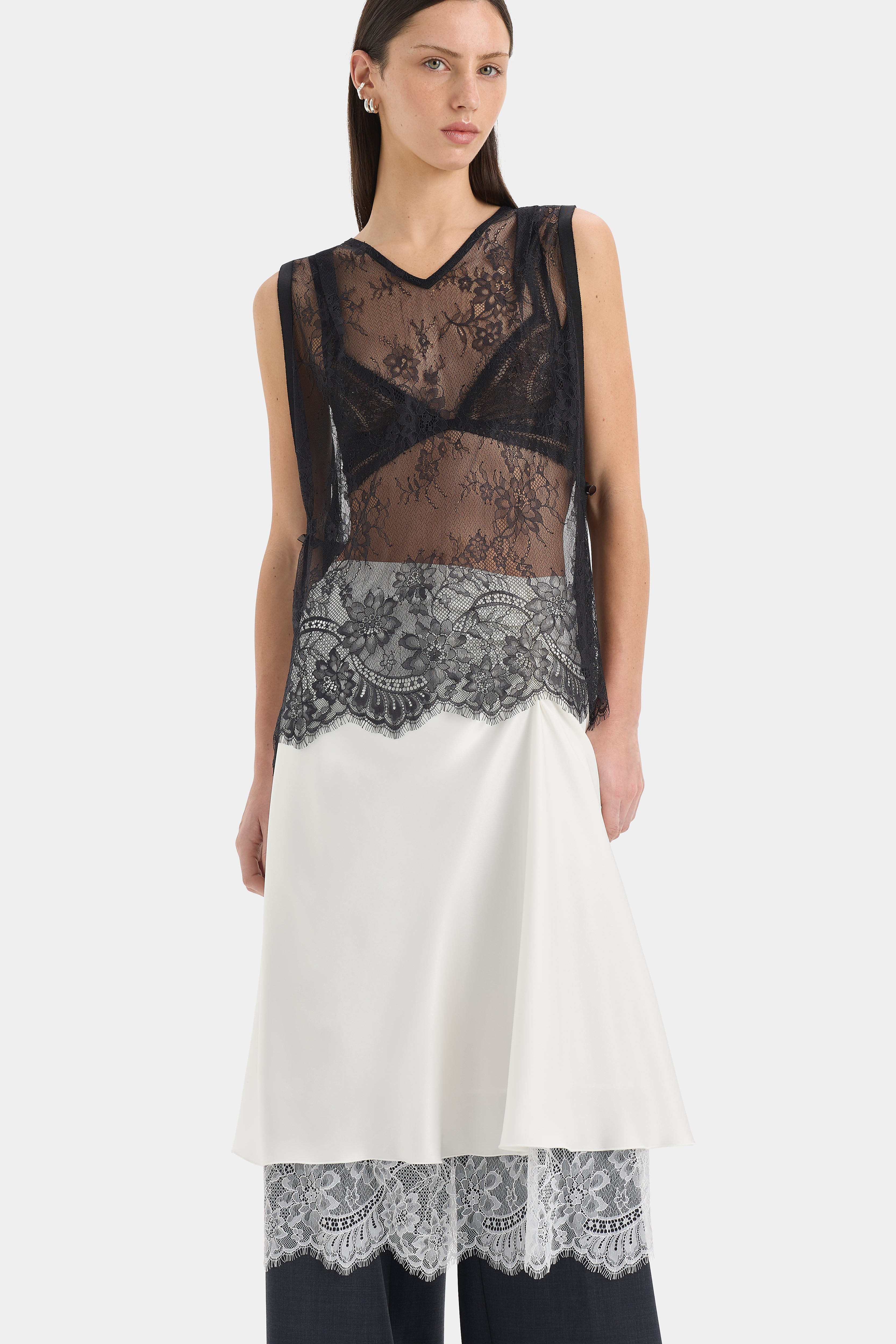 Ingrid Lace Midi Skirt