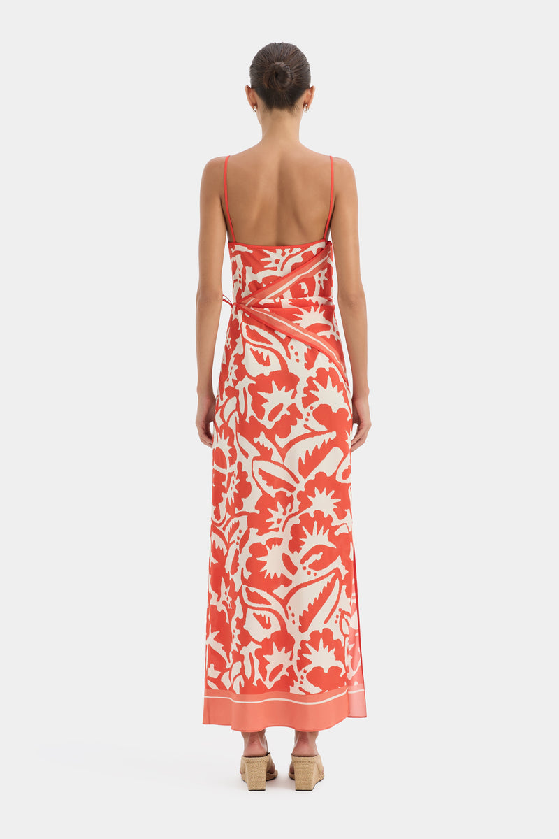 Palmera Scarf Maxi Dress