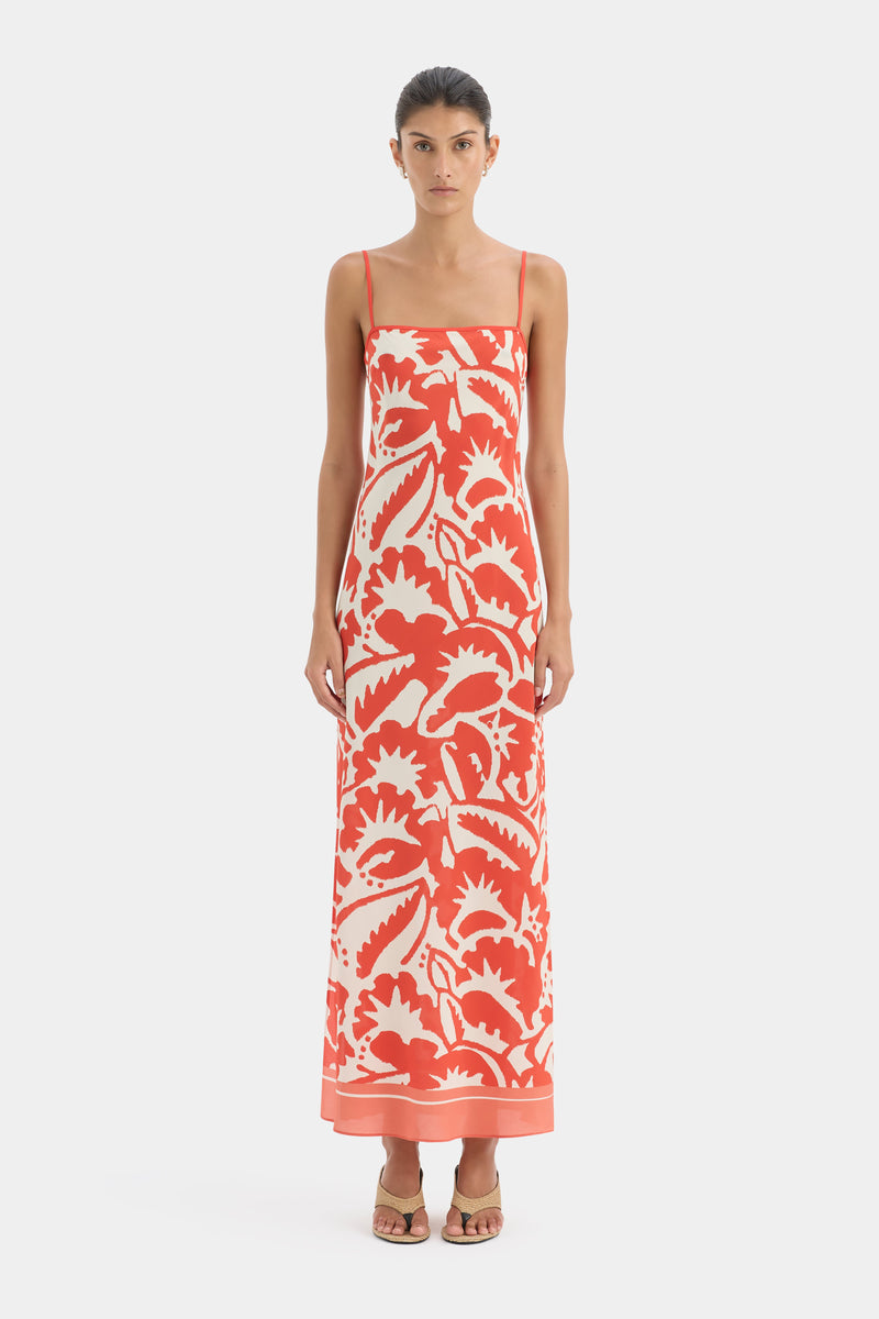 Palmera Scarf Maxi Dress