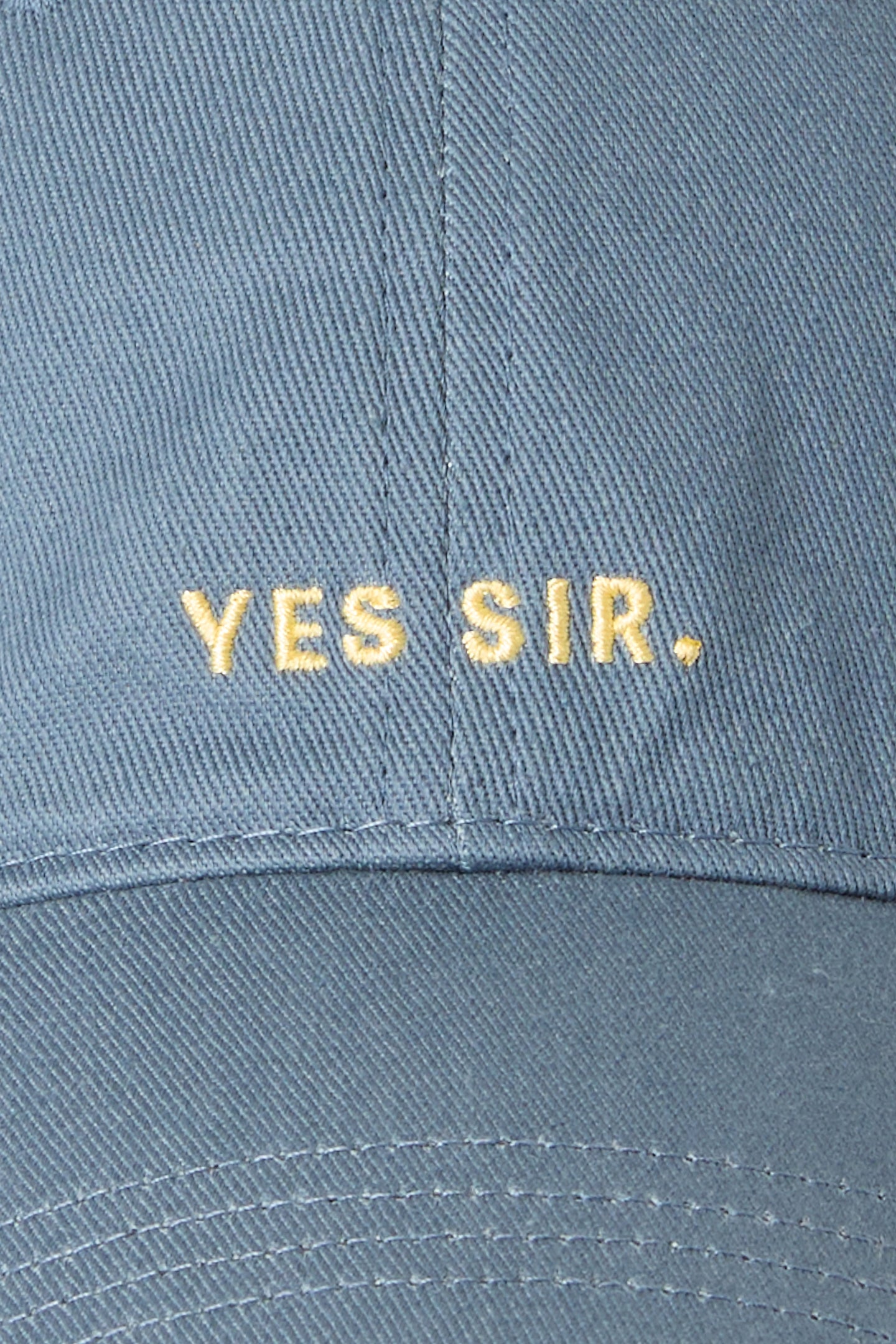 SIR the label SIR. Cap Washed Blue