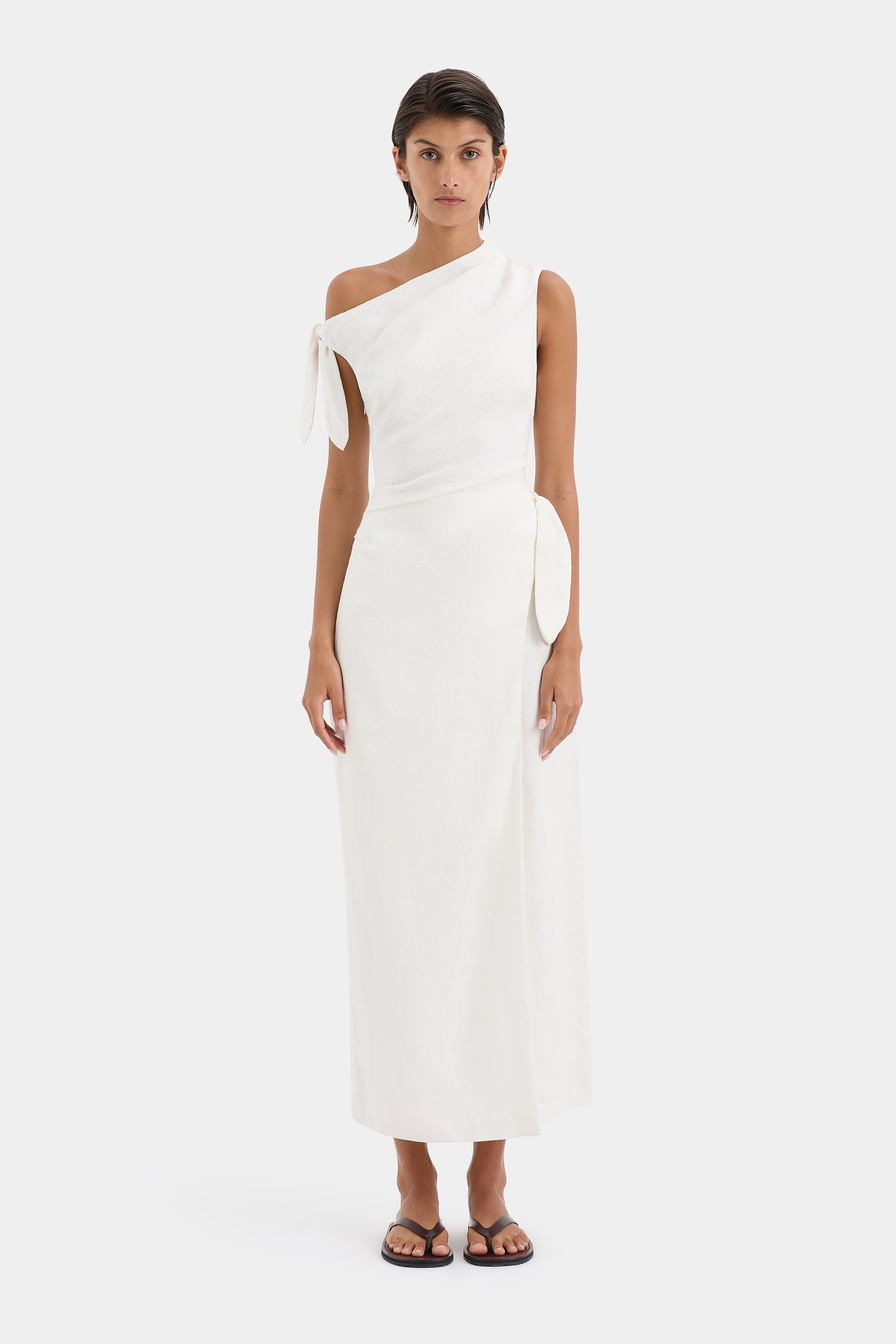 Tamara Tie Midi Dress