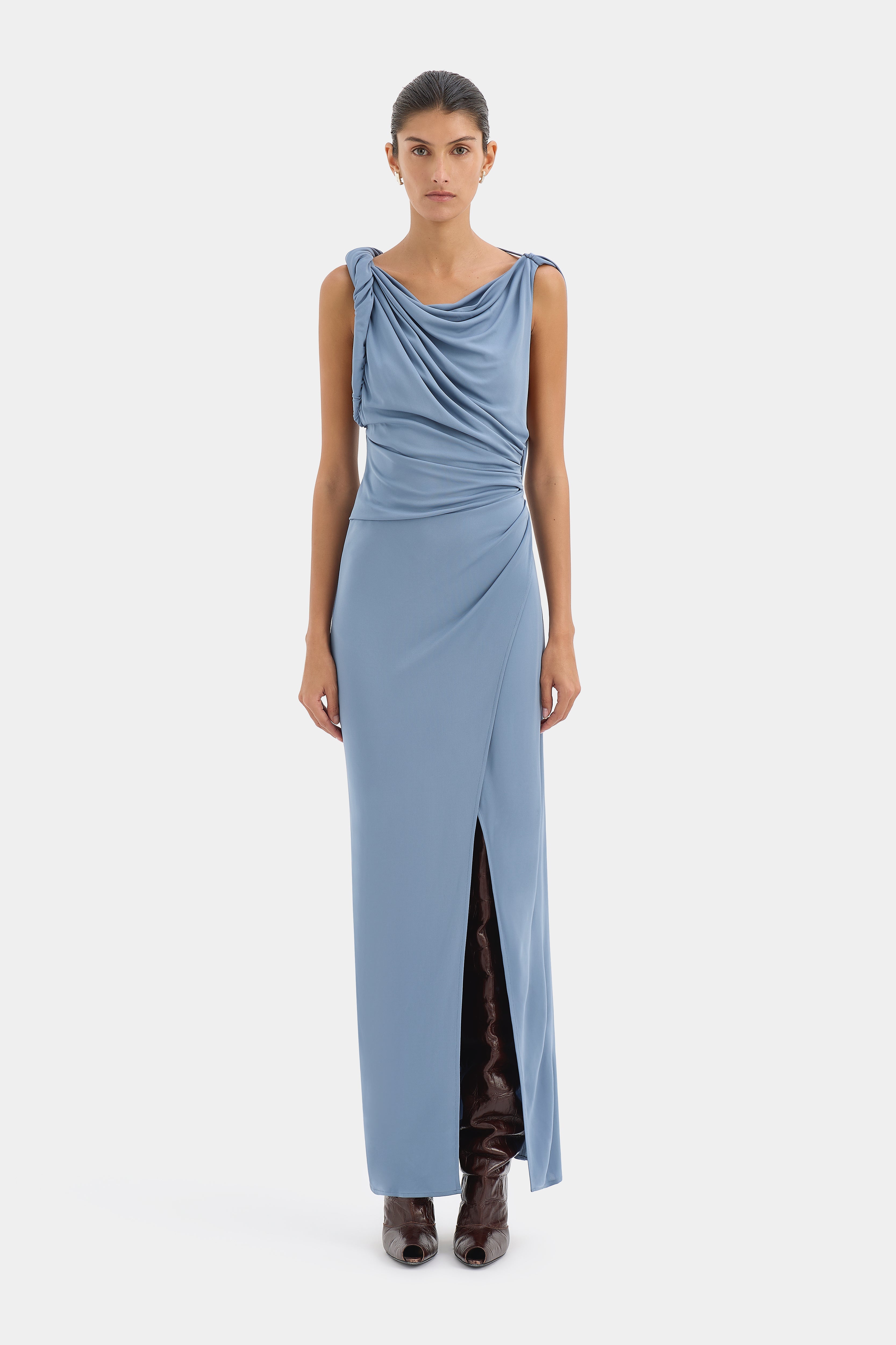 Olenna Twist Low Back Gown