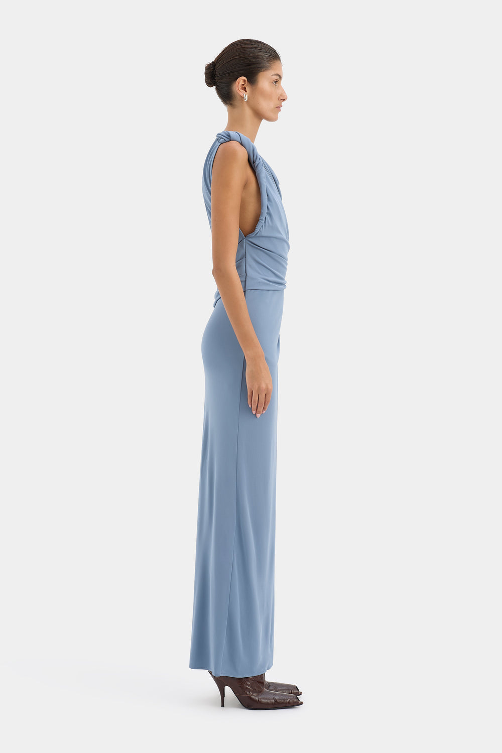 Olenna Twist Low Back Gown
