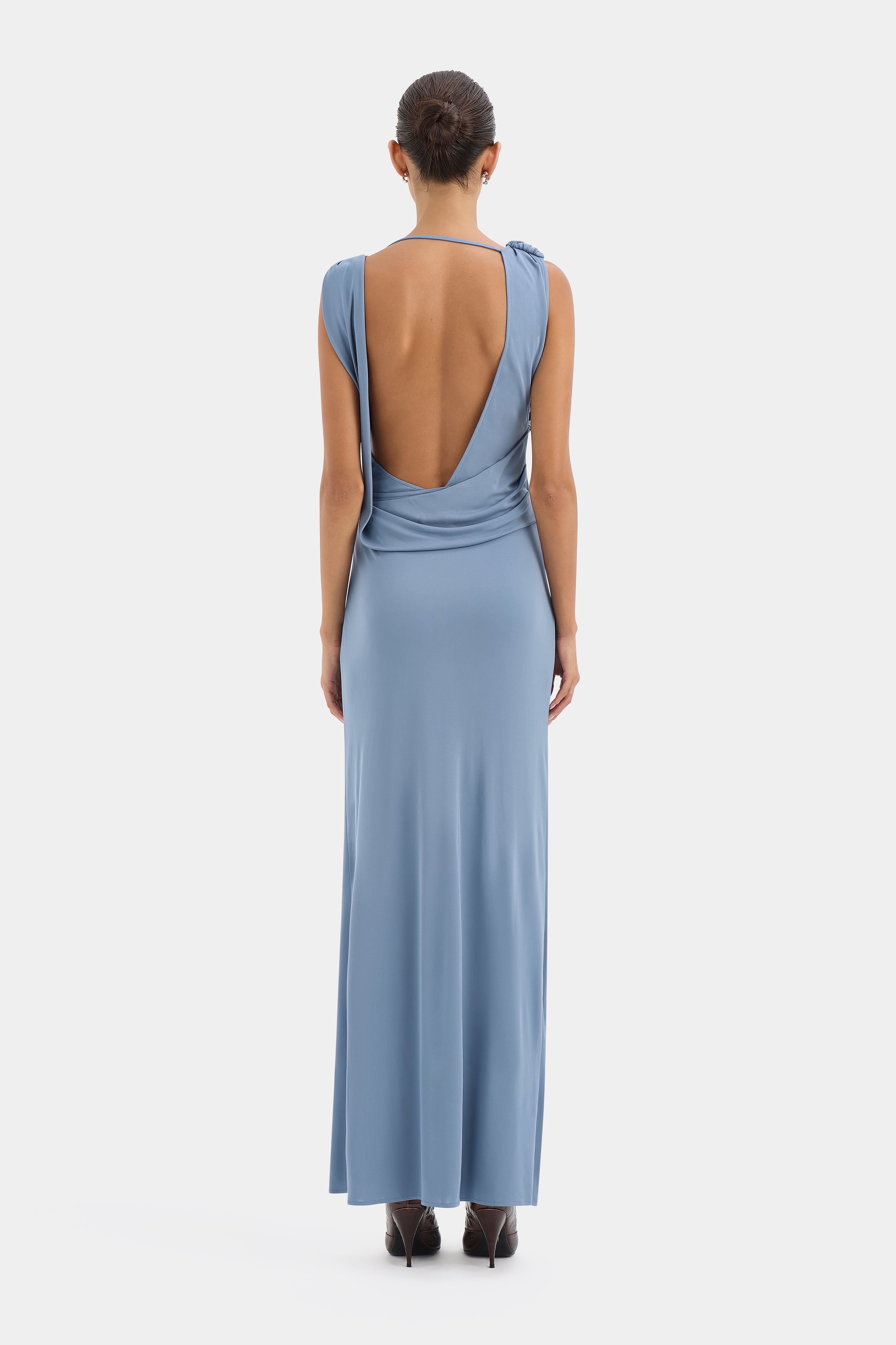 Olenna Twist Low Back Gown