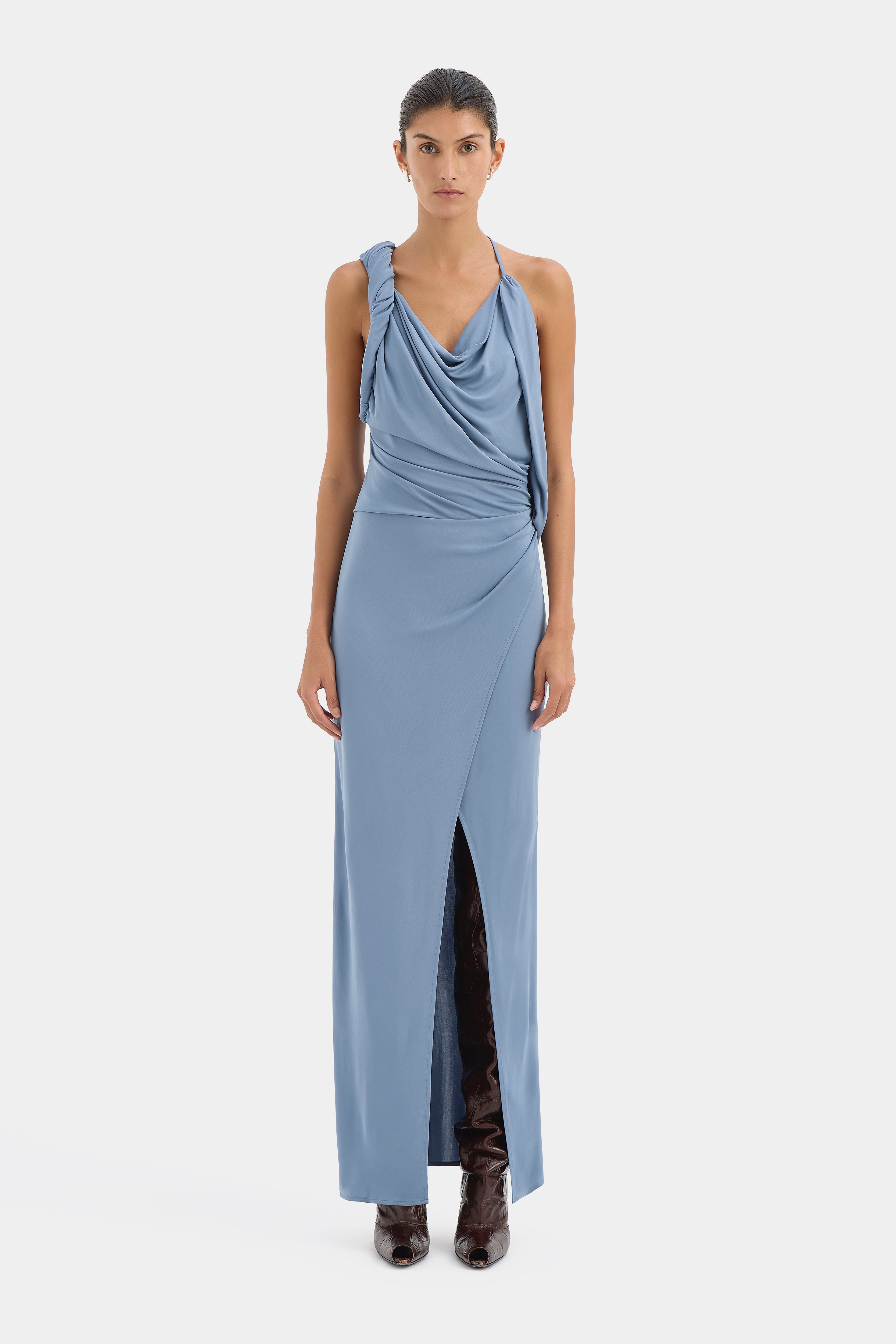 Olenna Twist Low Back Gown