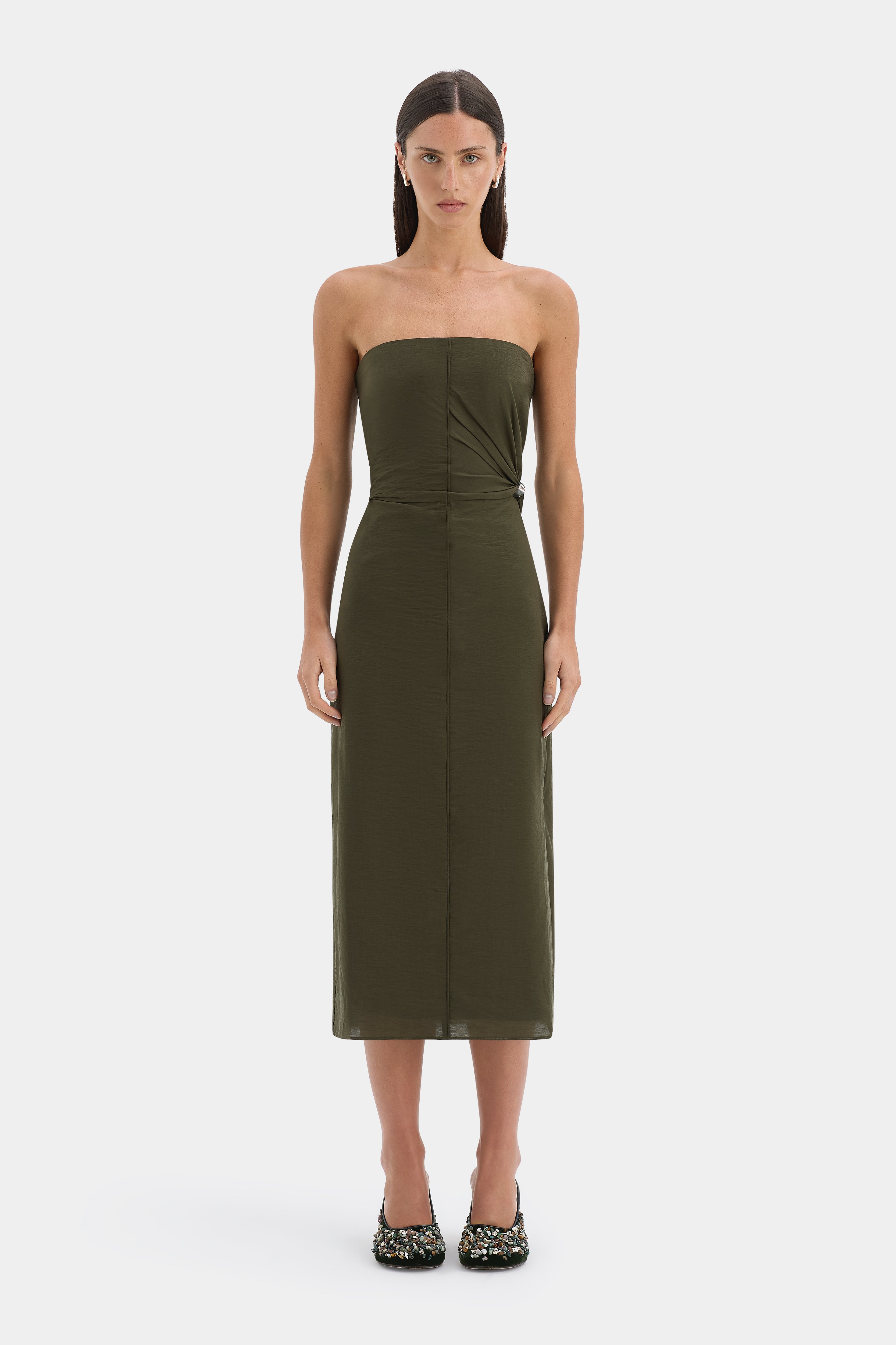 Sorel Strapless Midi Dress SIR. Sorel Strapless Midi Dress SIR.