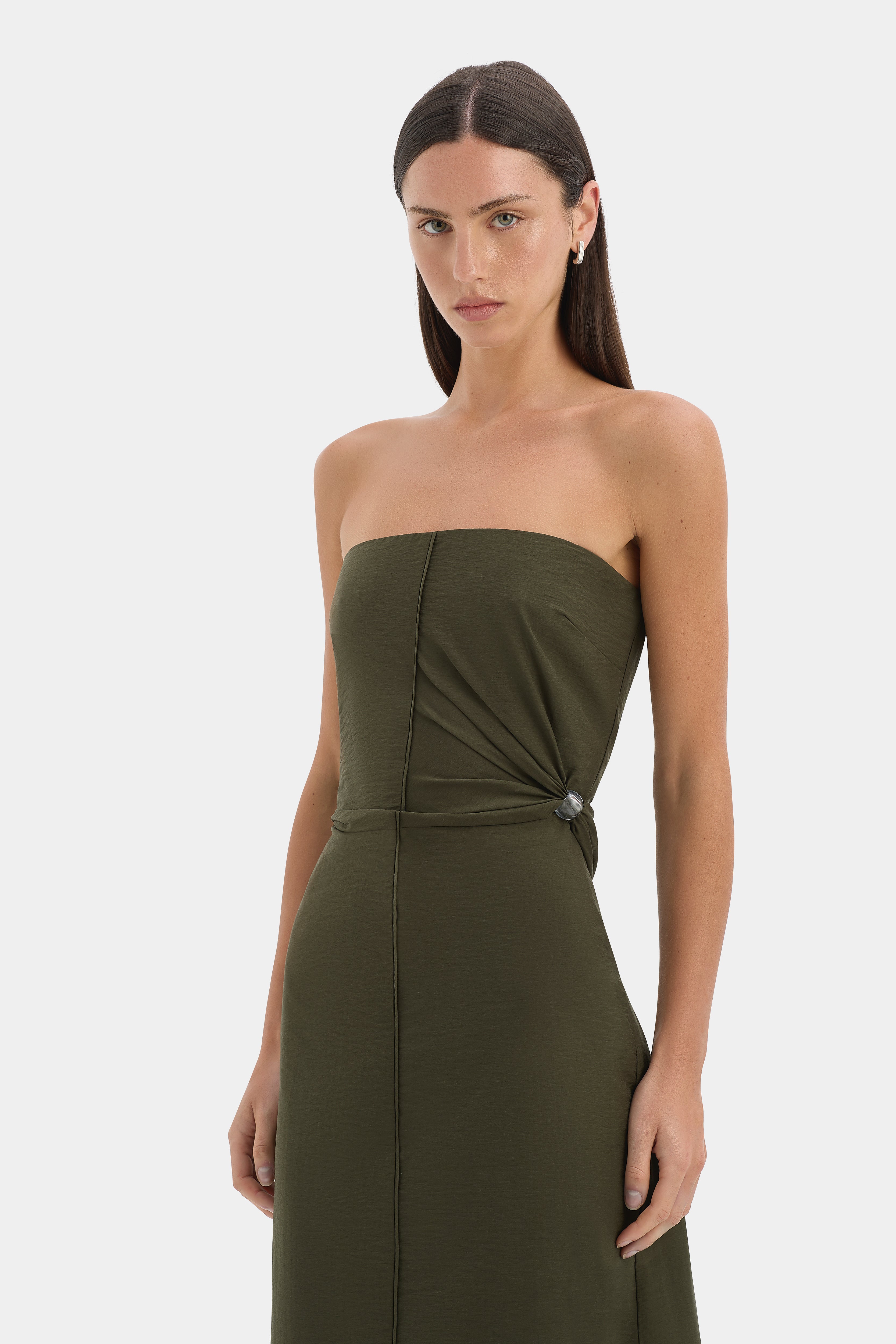 Sorel Strapless Midi Dress